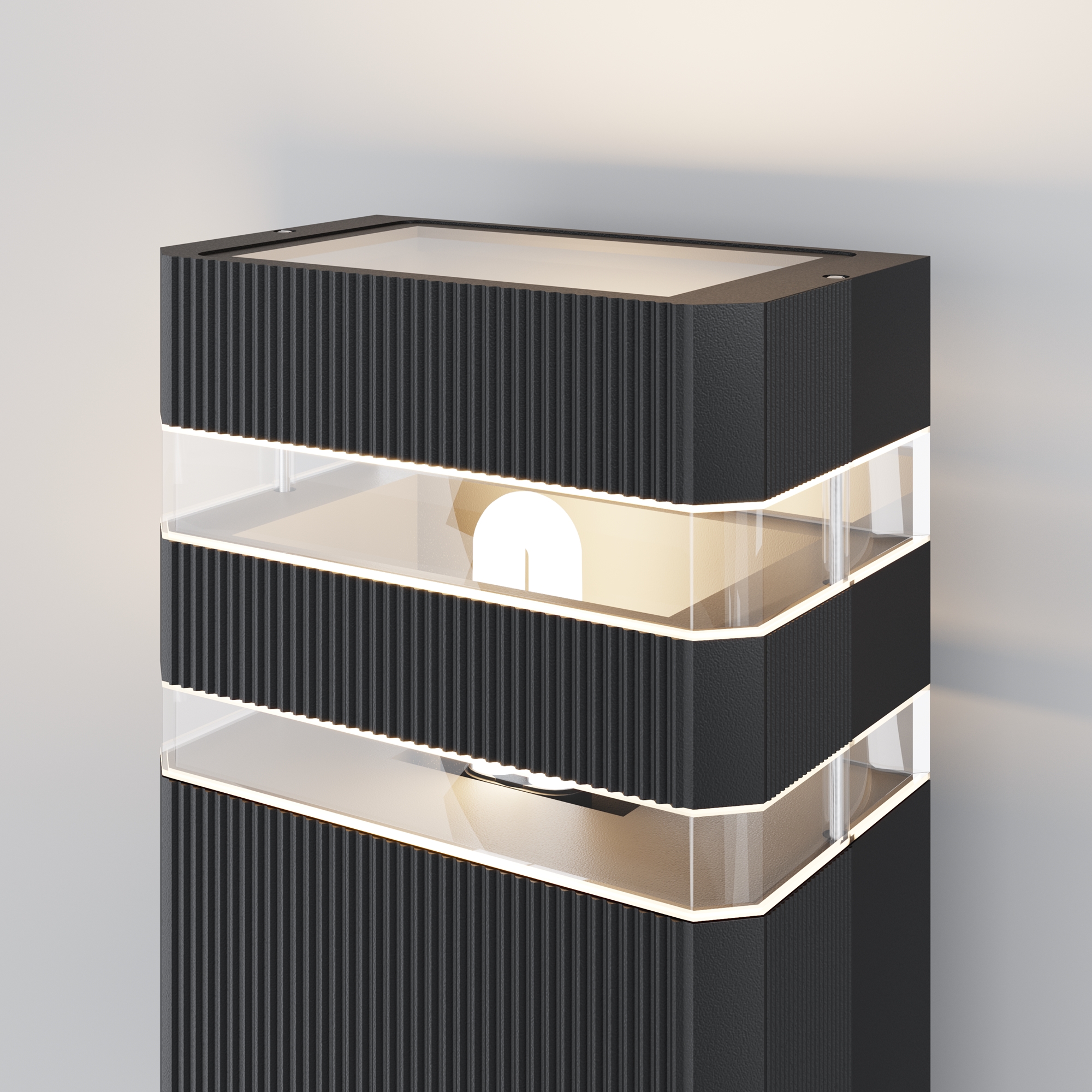 картинка Настенный светильник (бра) Outdoor O578WL-01B