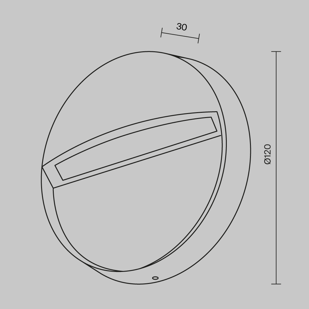 картинка Подсветка для лестниц Outdoor O046SL-L3W3K
