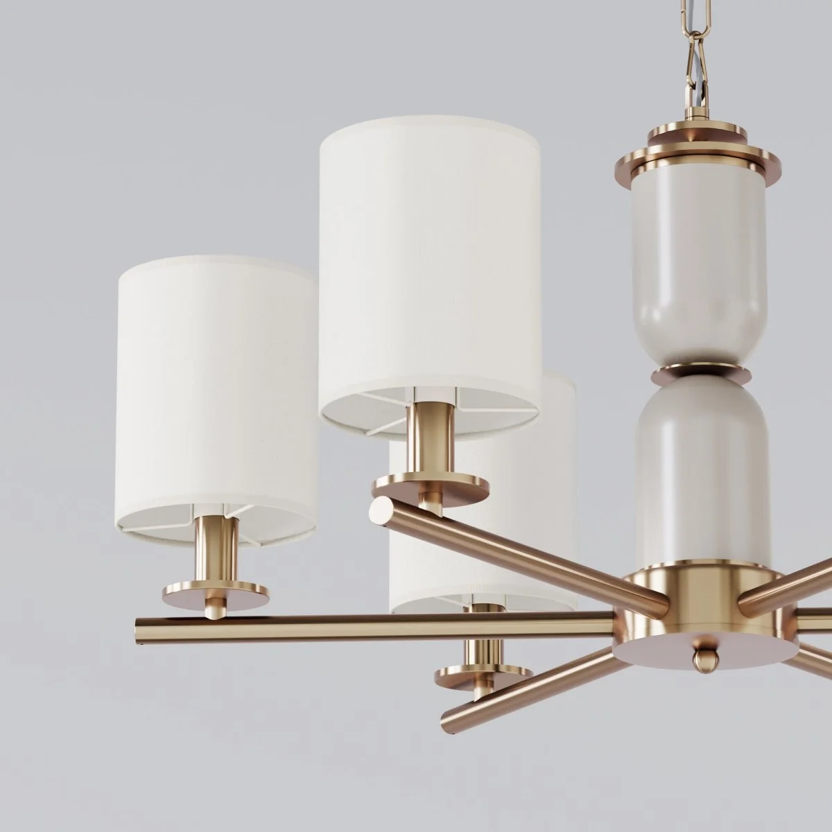 картинка Умная подвесная люстра 60146/6 латунь