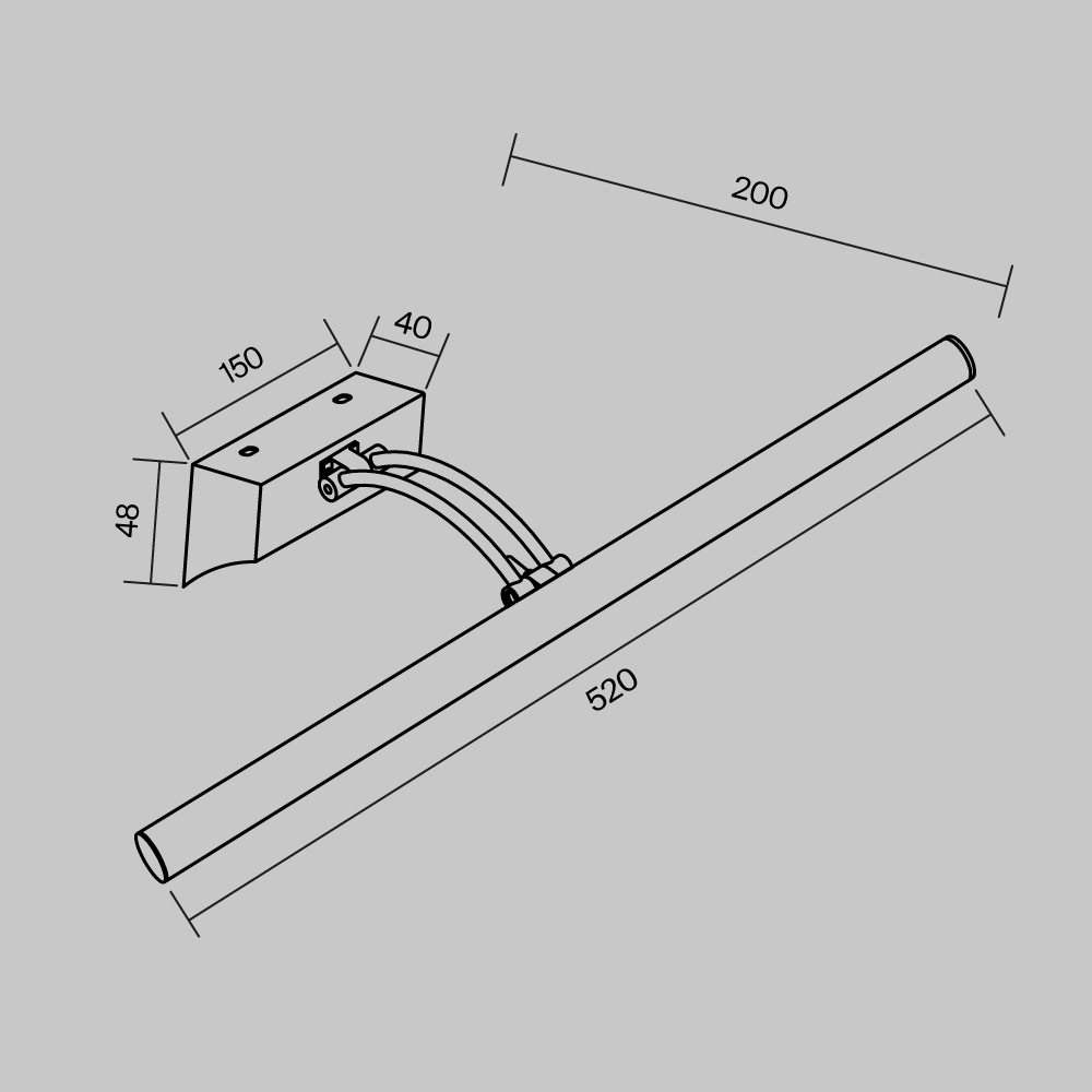 картинка Подсветка Maytoni MIR003WL-L12CH