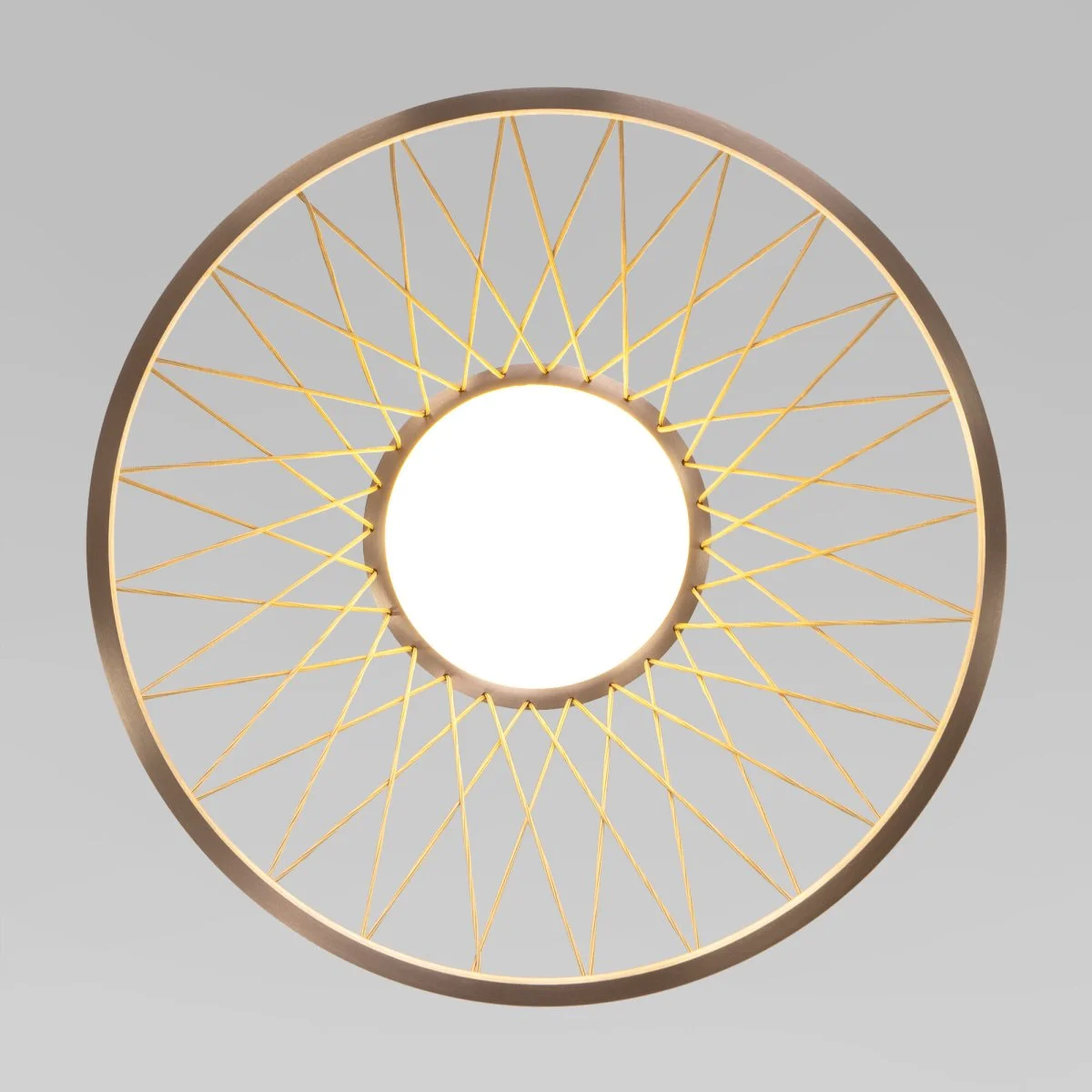 картинка Потолочный светодиодный светильник 40018/1 LED коричневый