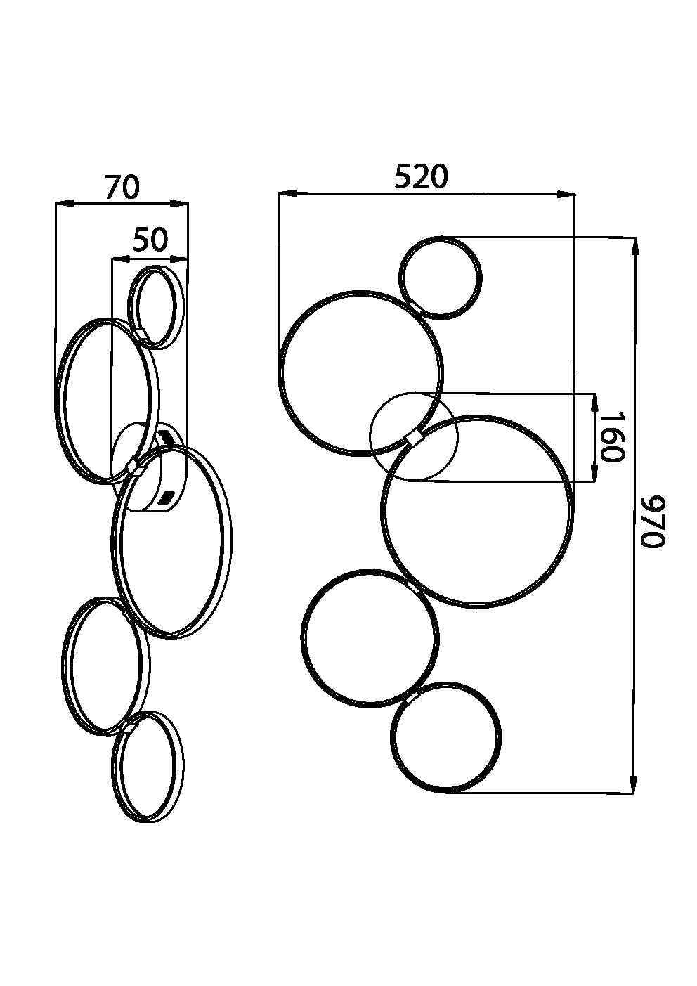 картинка Потолочный светильник Maytoni MOD448CL-L40WK