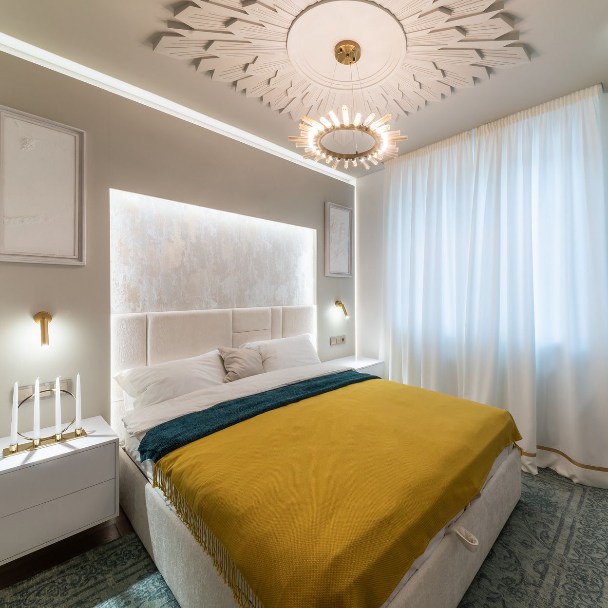 картинка Умный подвесной светильник со стеклянными плафонами 557 Smart