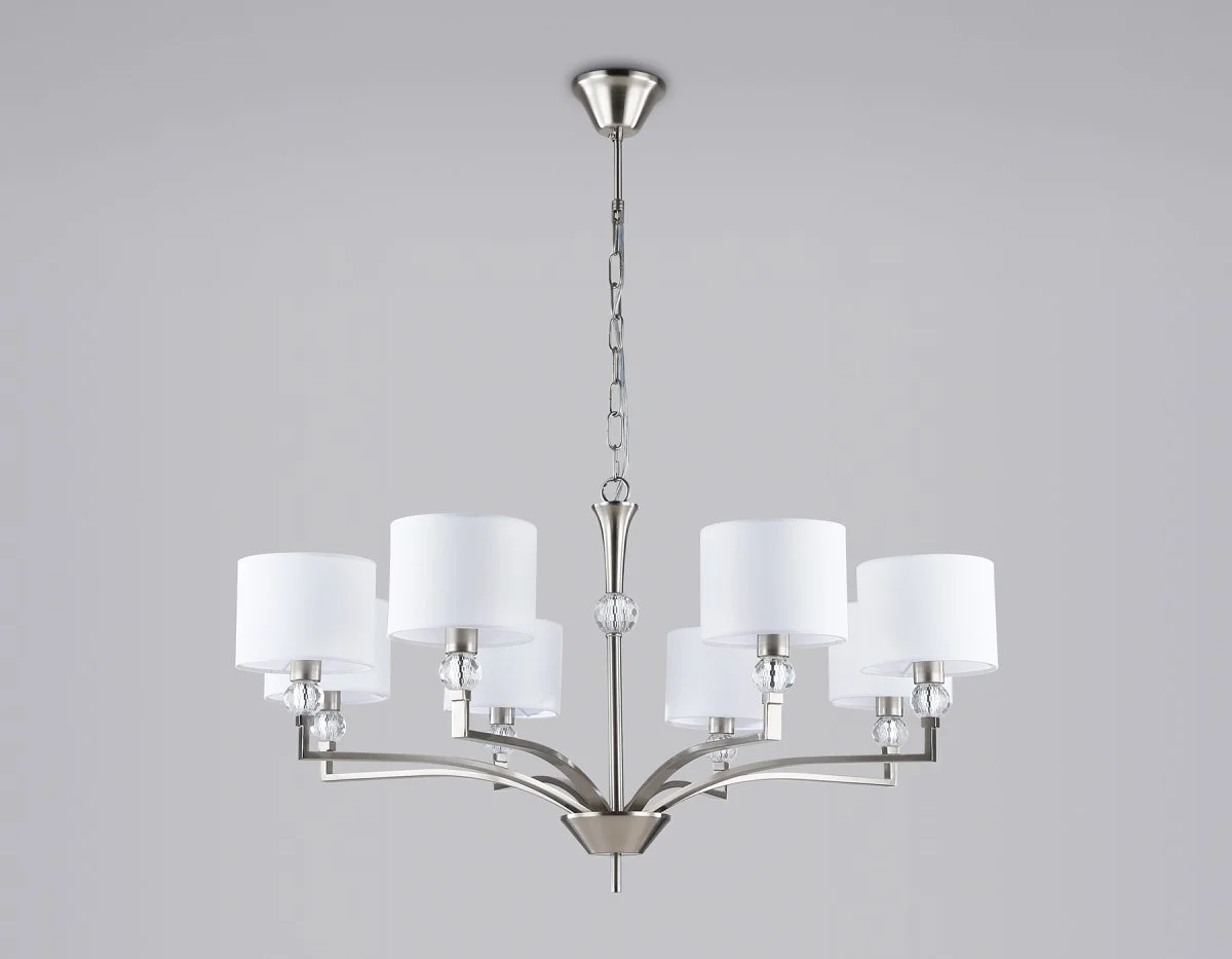 картинка Подвесная люстра с абажурами и хрусталем LH71123