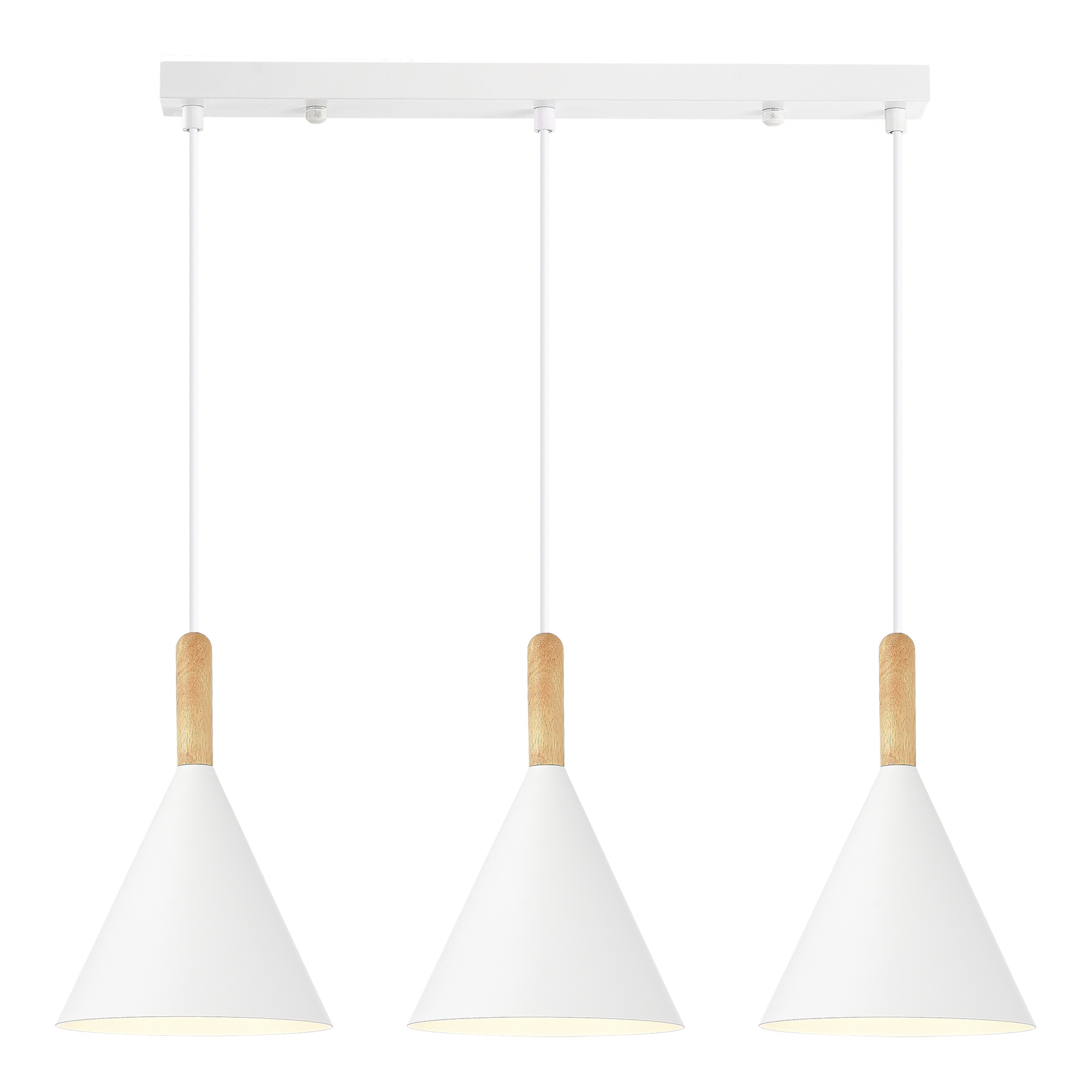 картинка SLE1255-503-03 Светильник подвесной Белый/Белый E27 3*40W