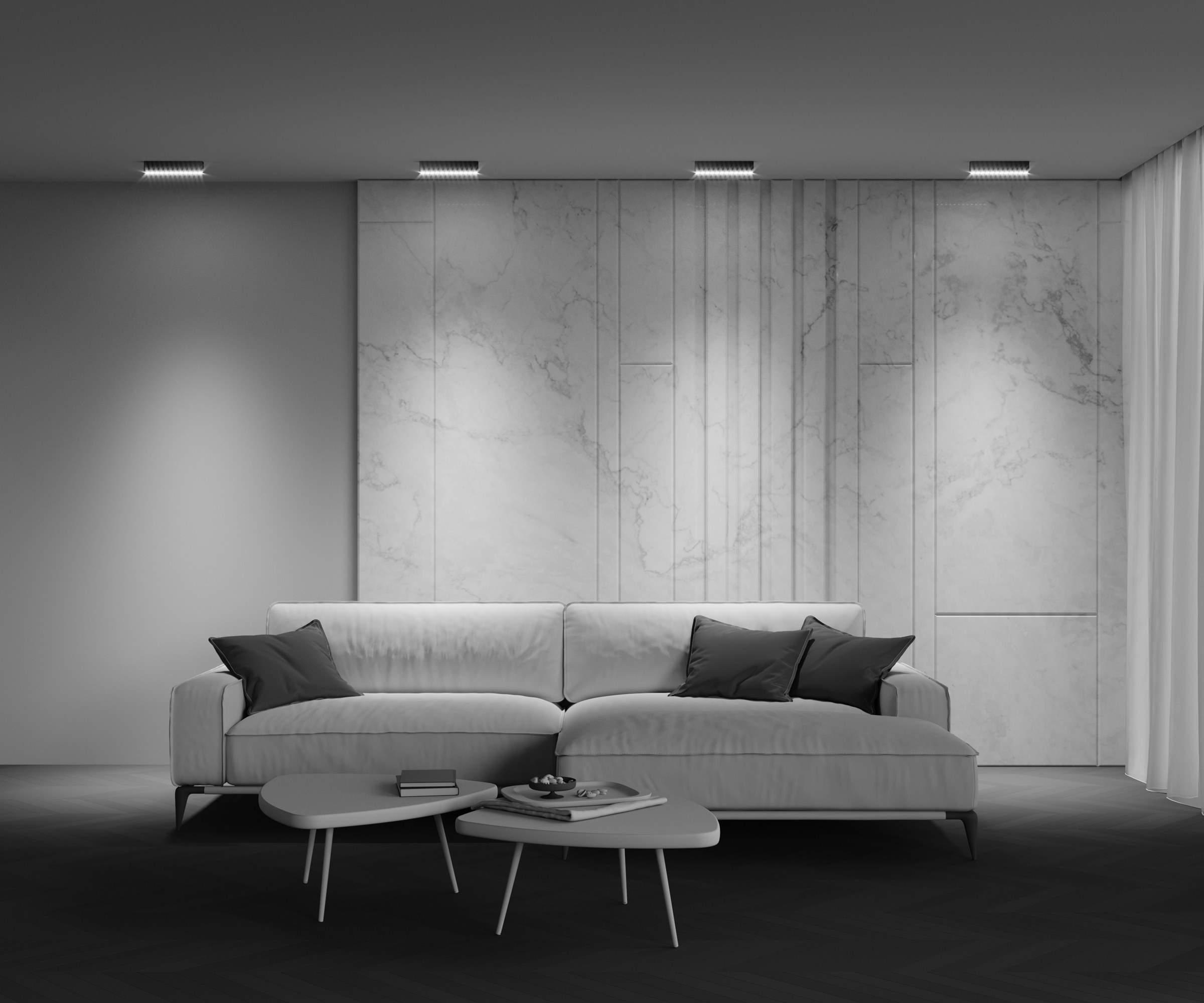 картинка Потолочный светильник Technical C066CL-20W3-6K-B