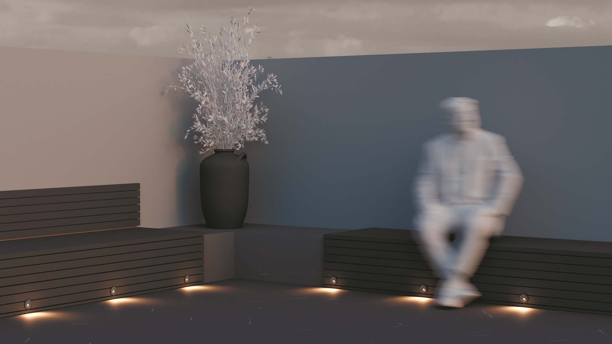 картинка Подсветка для лестниц Outdoor O015SL-L3B3K