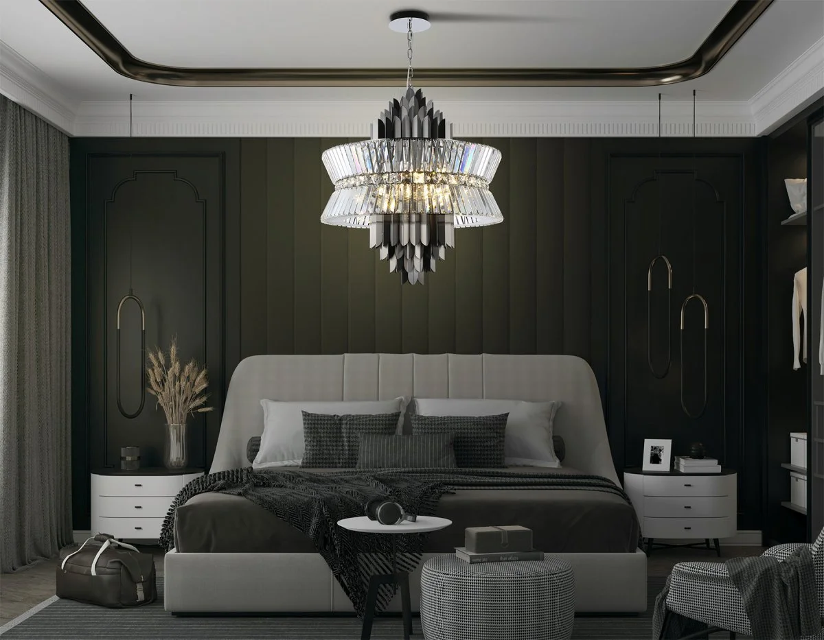 картинка Подвесная люстра с хрусталем LH41026