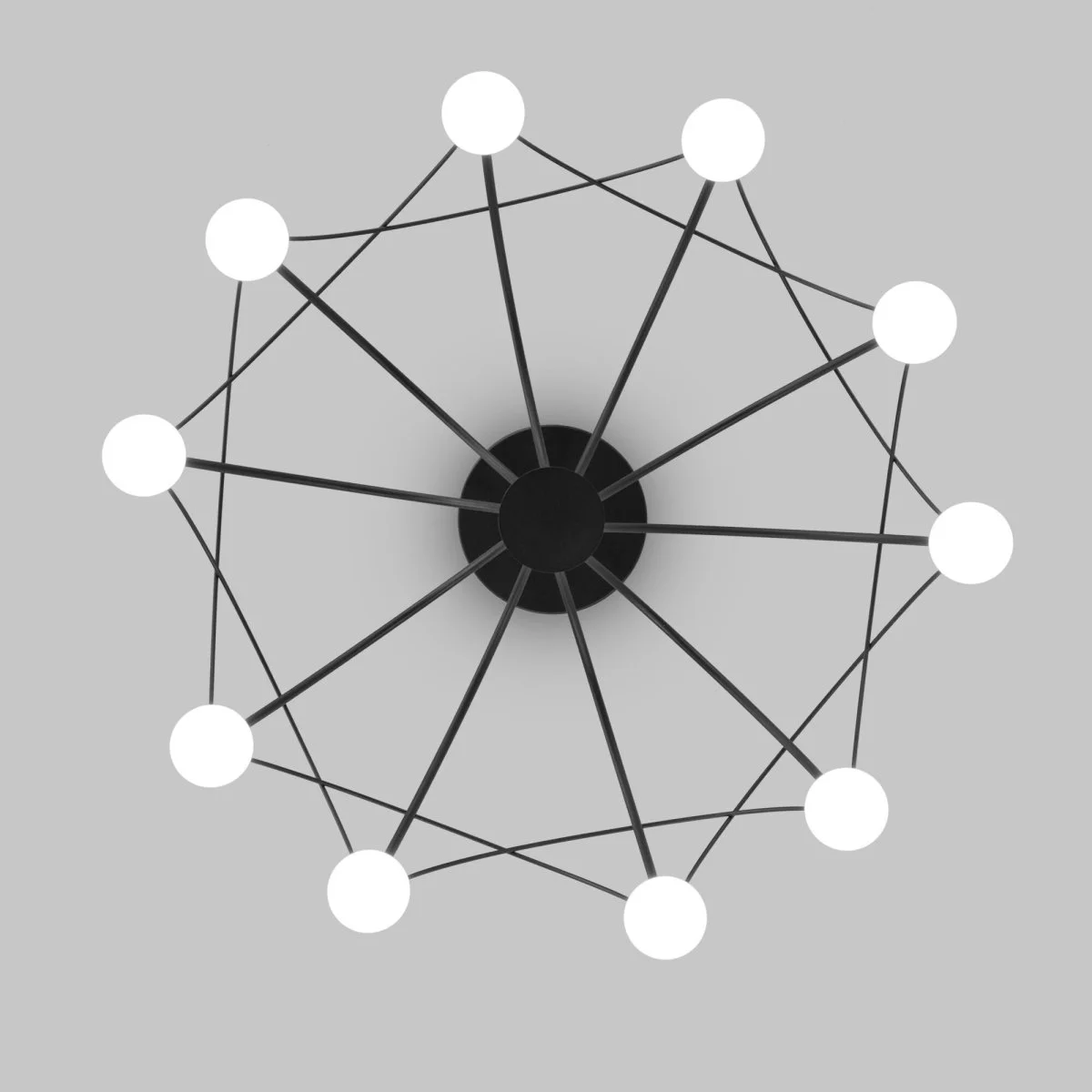 картинка Потолочный светодиодный светильник Ragno 90035/10  LED черный