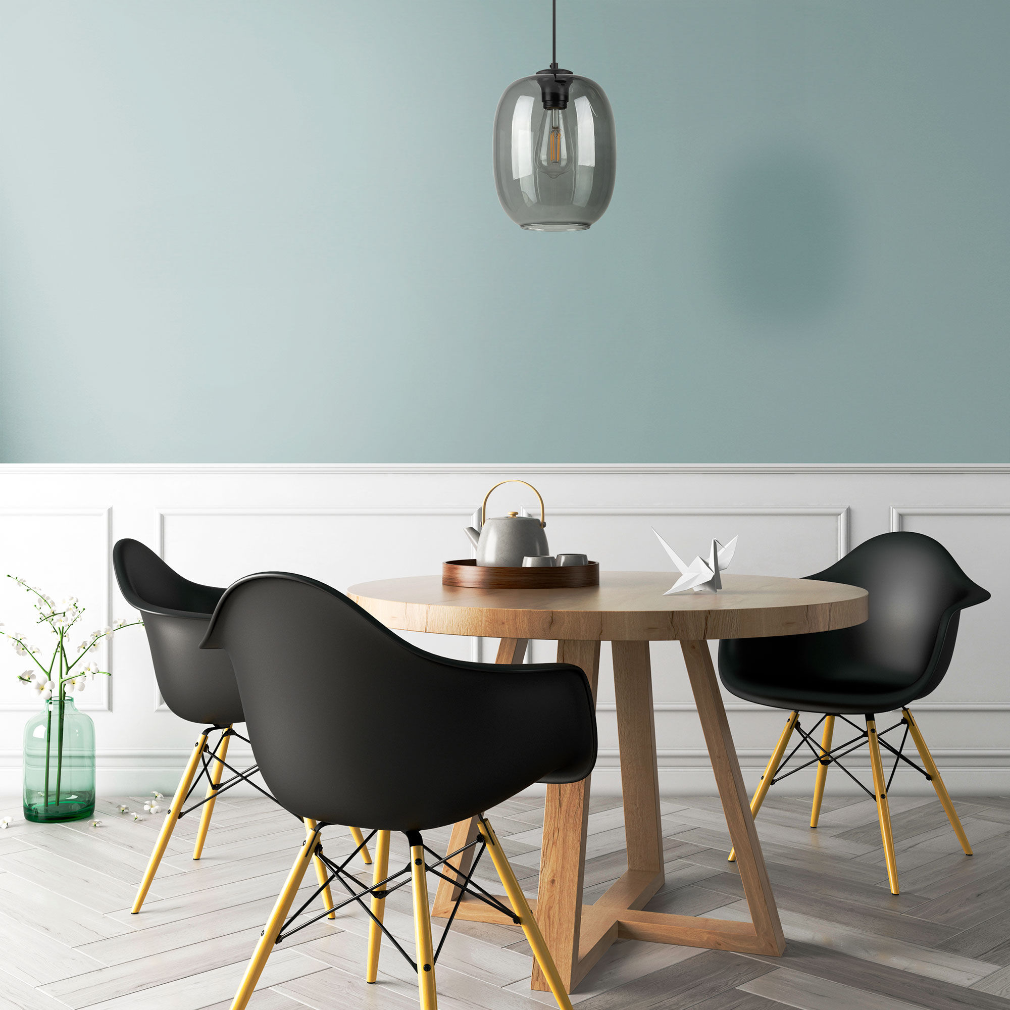 картинка Подвесной светильник со стеклянным плафоном 5971 Elio