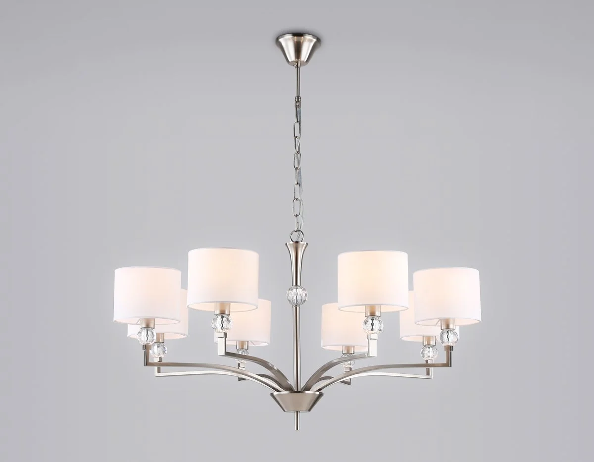 картинка Подвесная люстра с абажурами и хрусталем LH71123