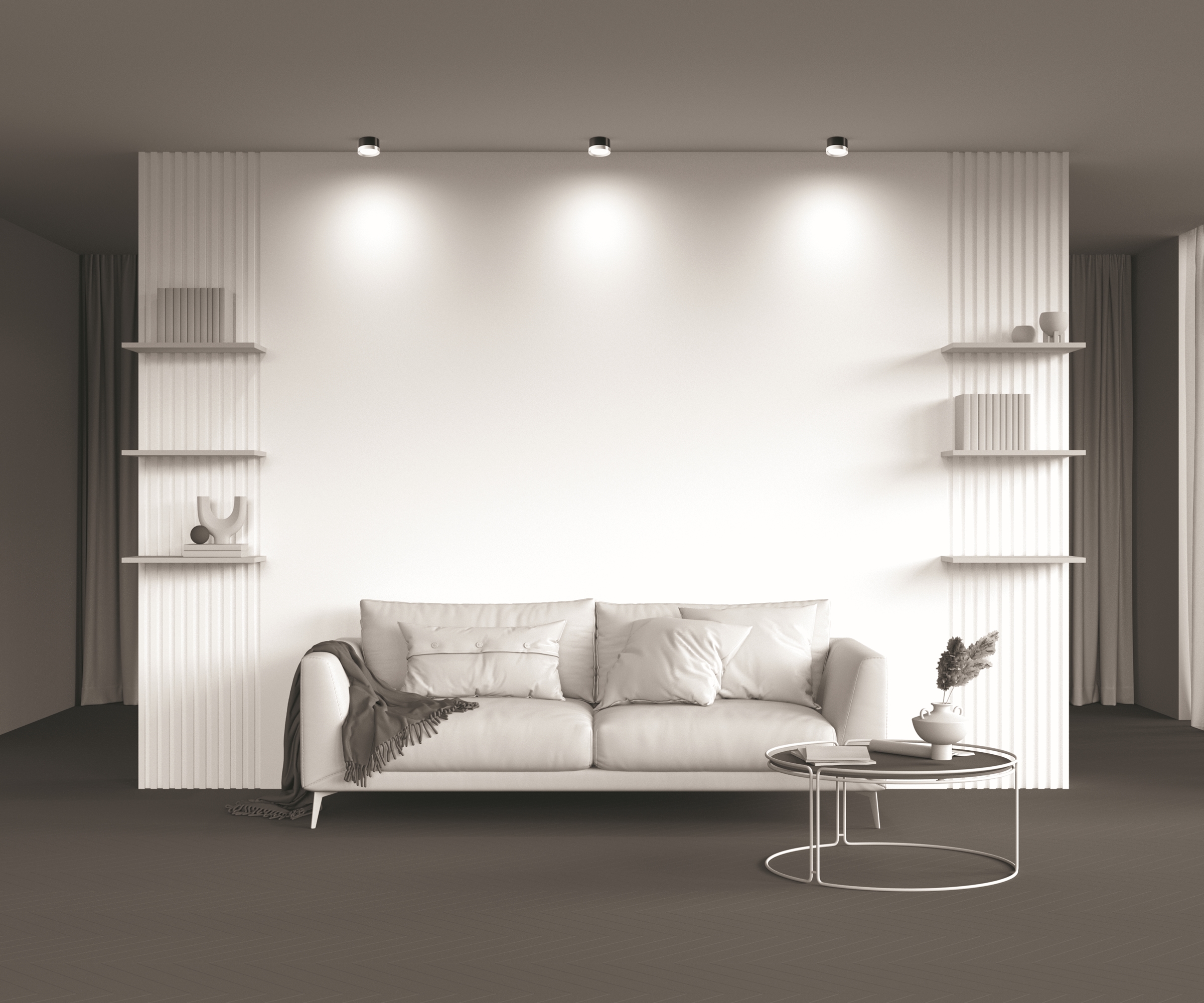 картинка Потолочный светильник Technical C086CL-GX53-SRD-BG