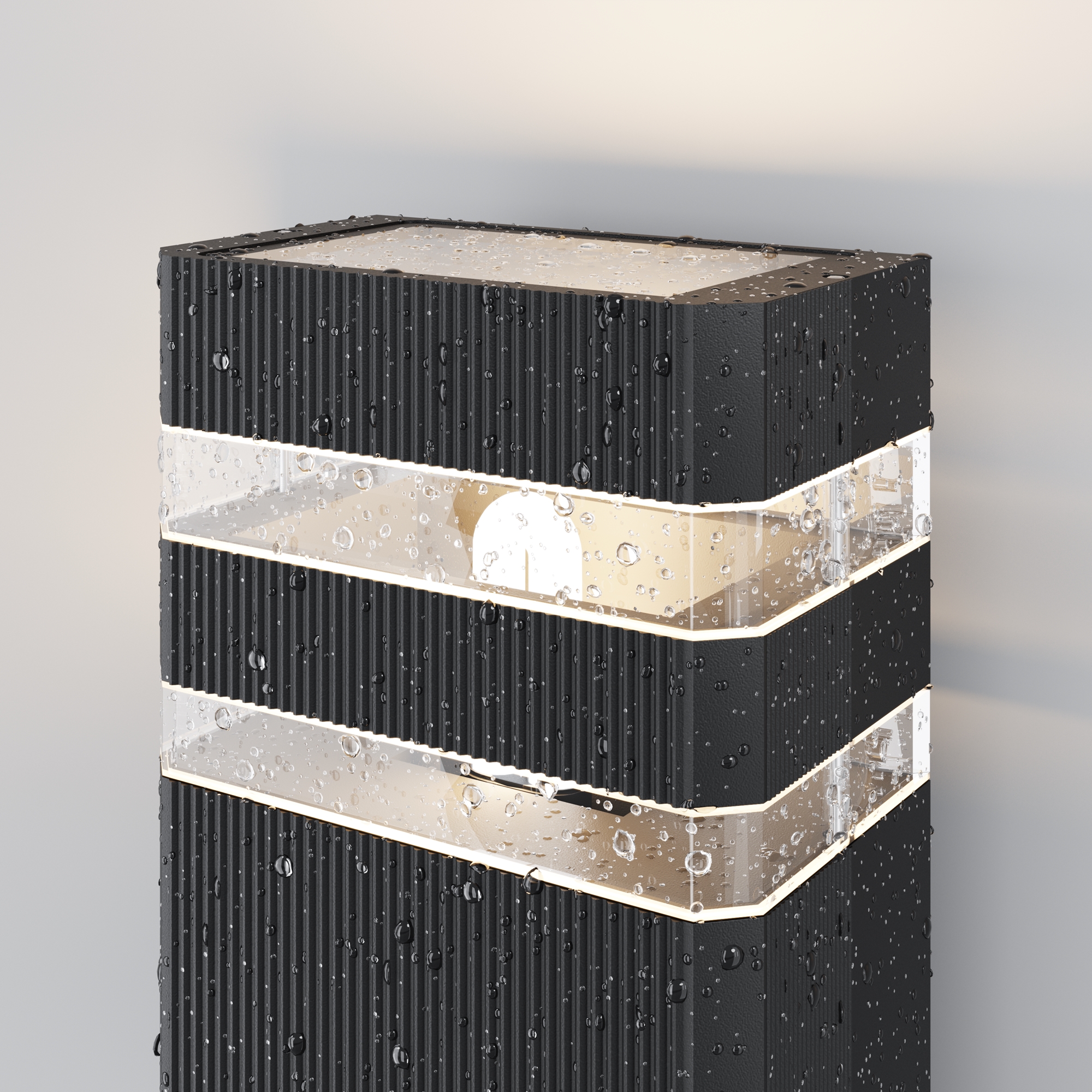 картинка Настенный светильник (бра) Outdoor O578WL-01B