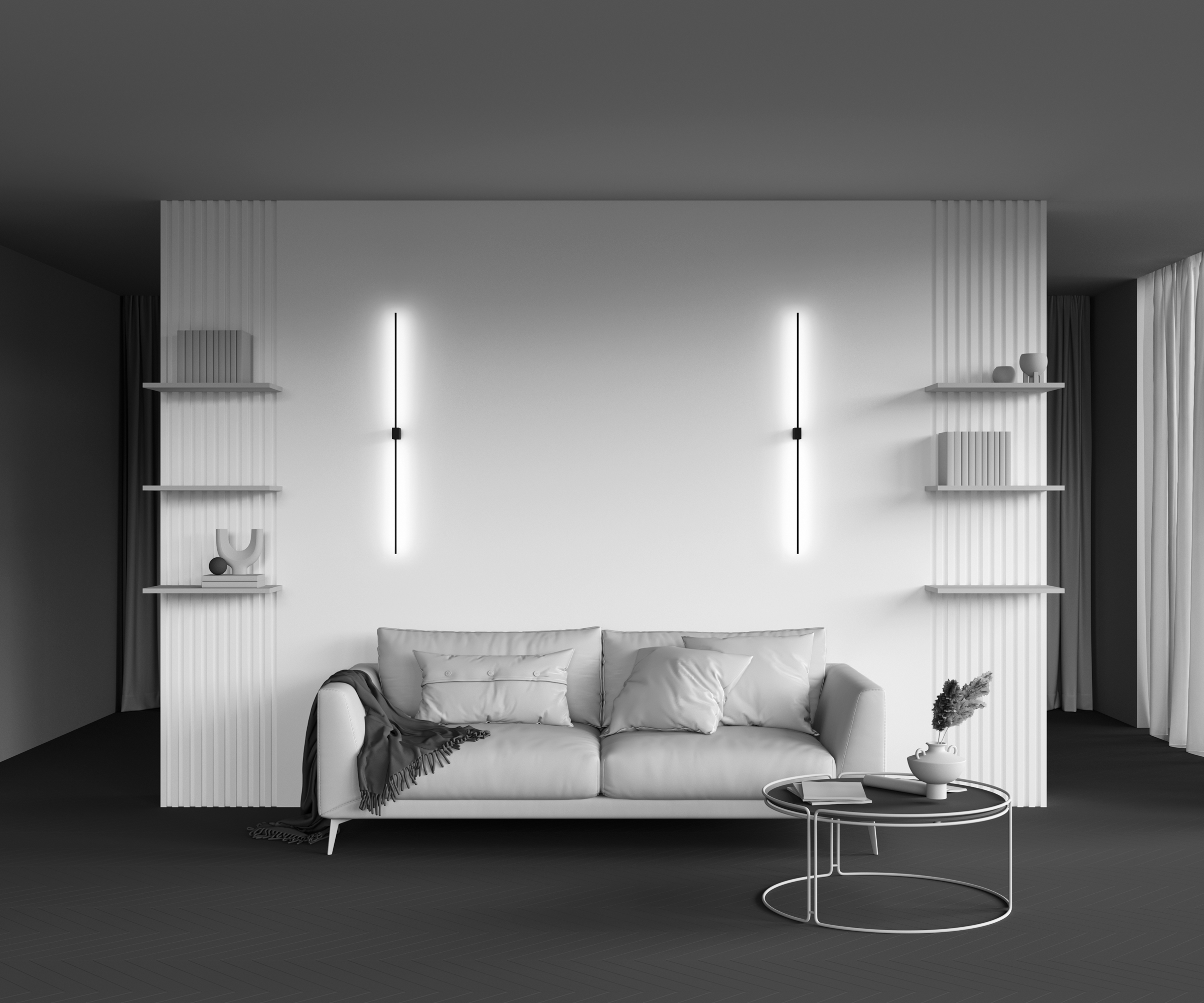 картинка Настенный светильник (бра) Technical C071WL-L12B3K