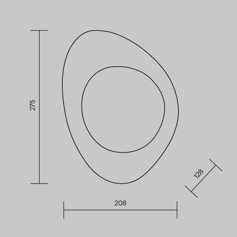 картинка Настенный светильник (бра) Maytoni MOD306WL-01CH