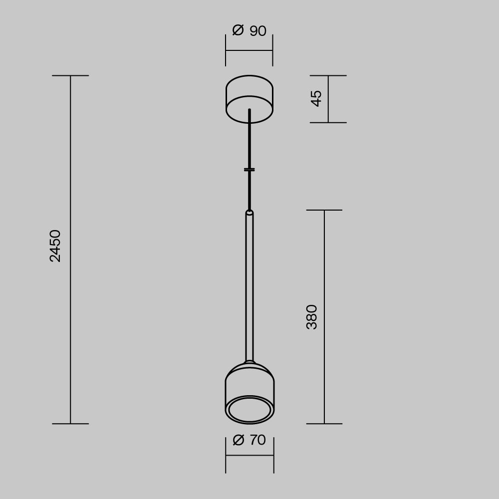 картинка Подвесной светильник Outdoor O491PL-L8B3K