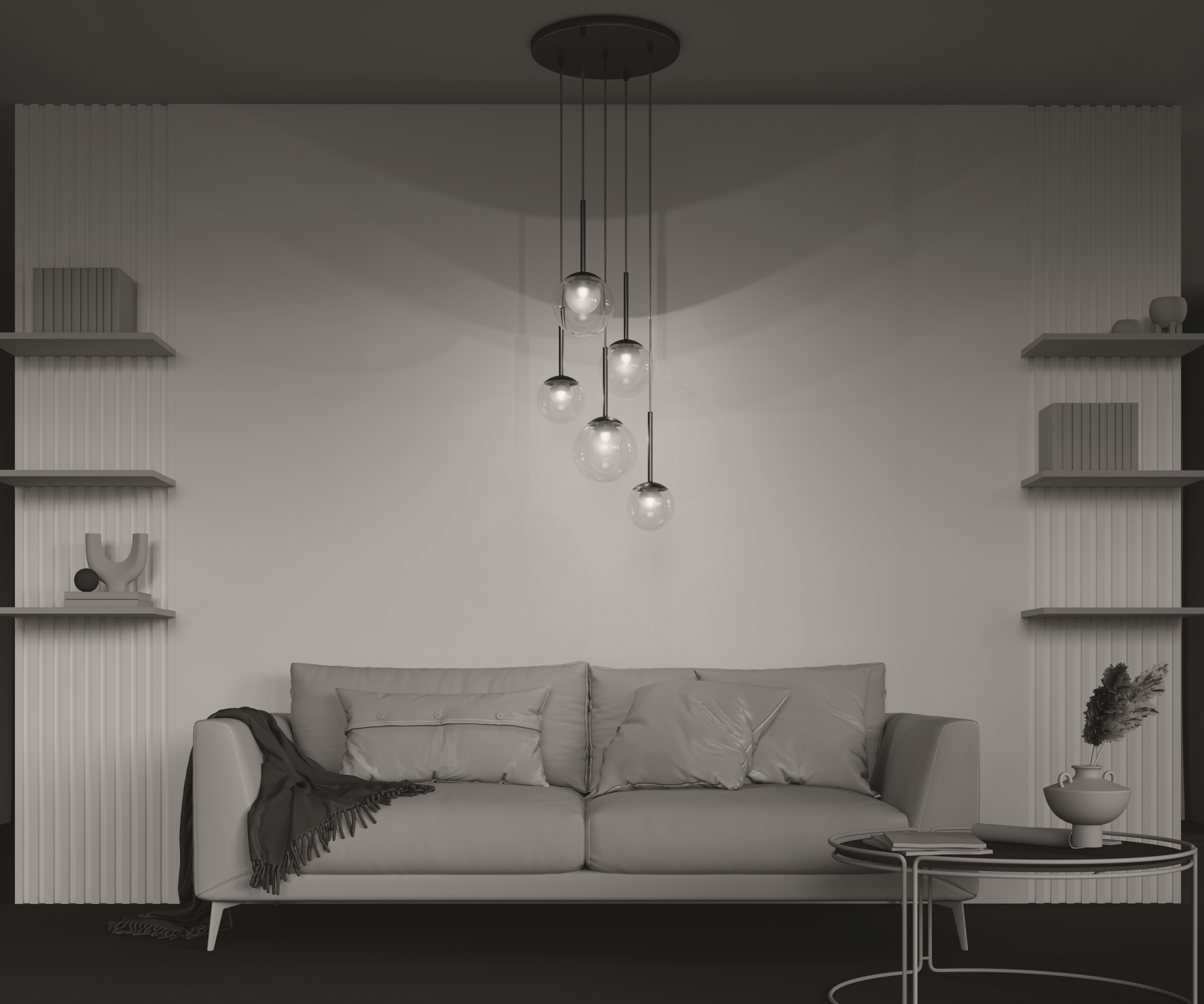 картинка Подвесной светильник Maytoni MOD521PL-05G