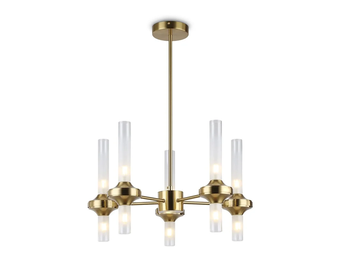 картинка Люстра со стеклянными плафонами на штанге LH55358