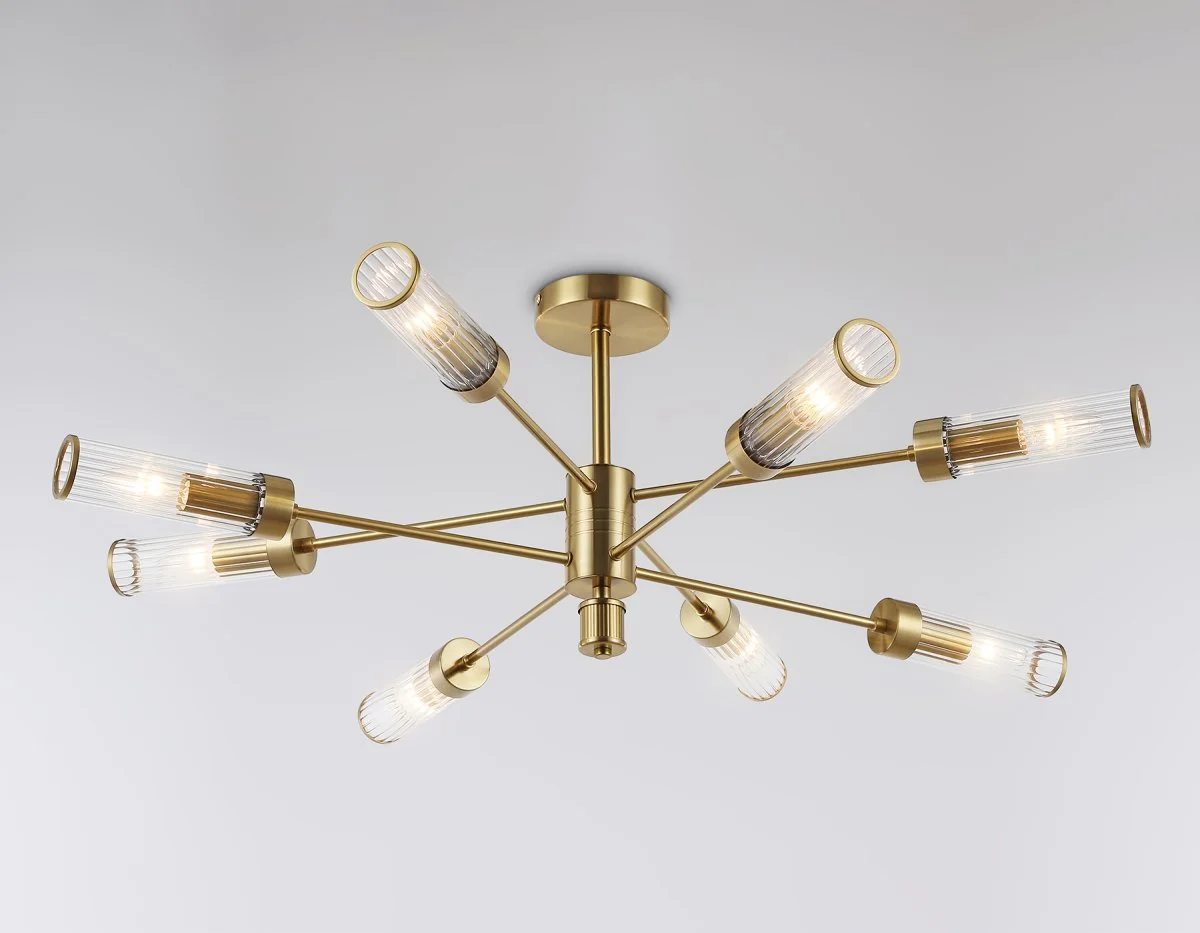 картинка Люстра со стеклянными плафонами на штанге LH55162