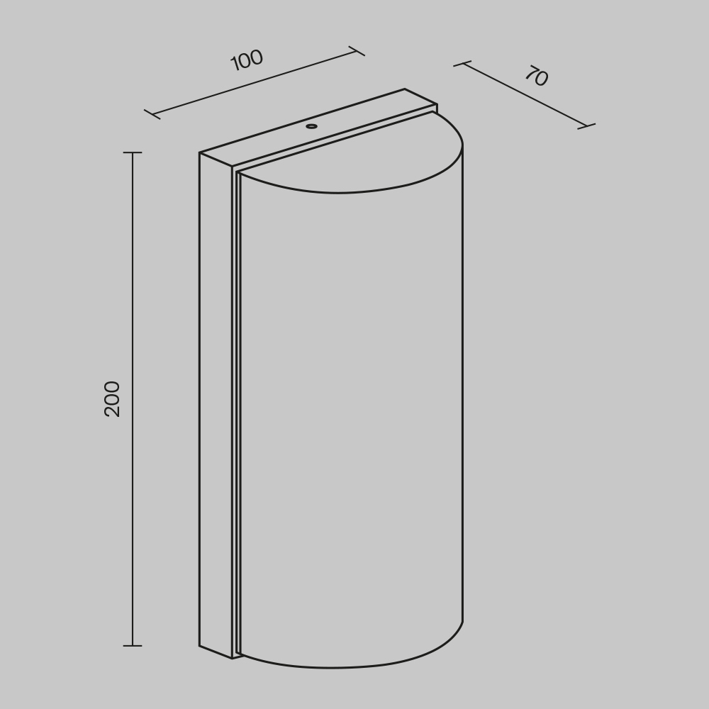 картинка Настенный светильник (бра) Outdoor O454WL-L10GF3K1