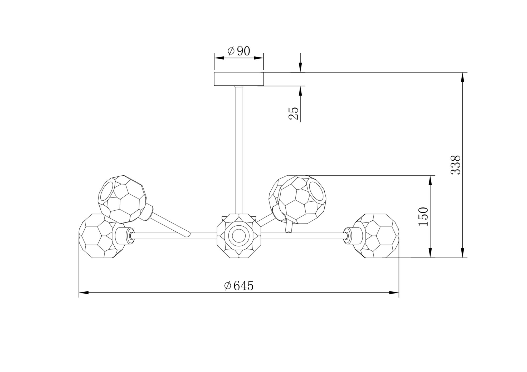 картинка Люстра Freya FR5114PL-06BZ
