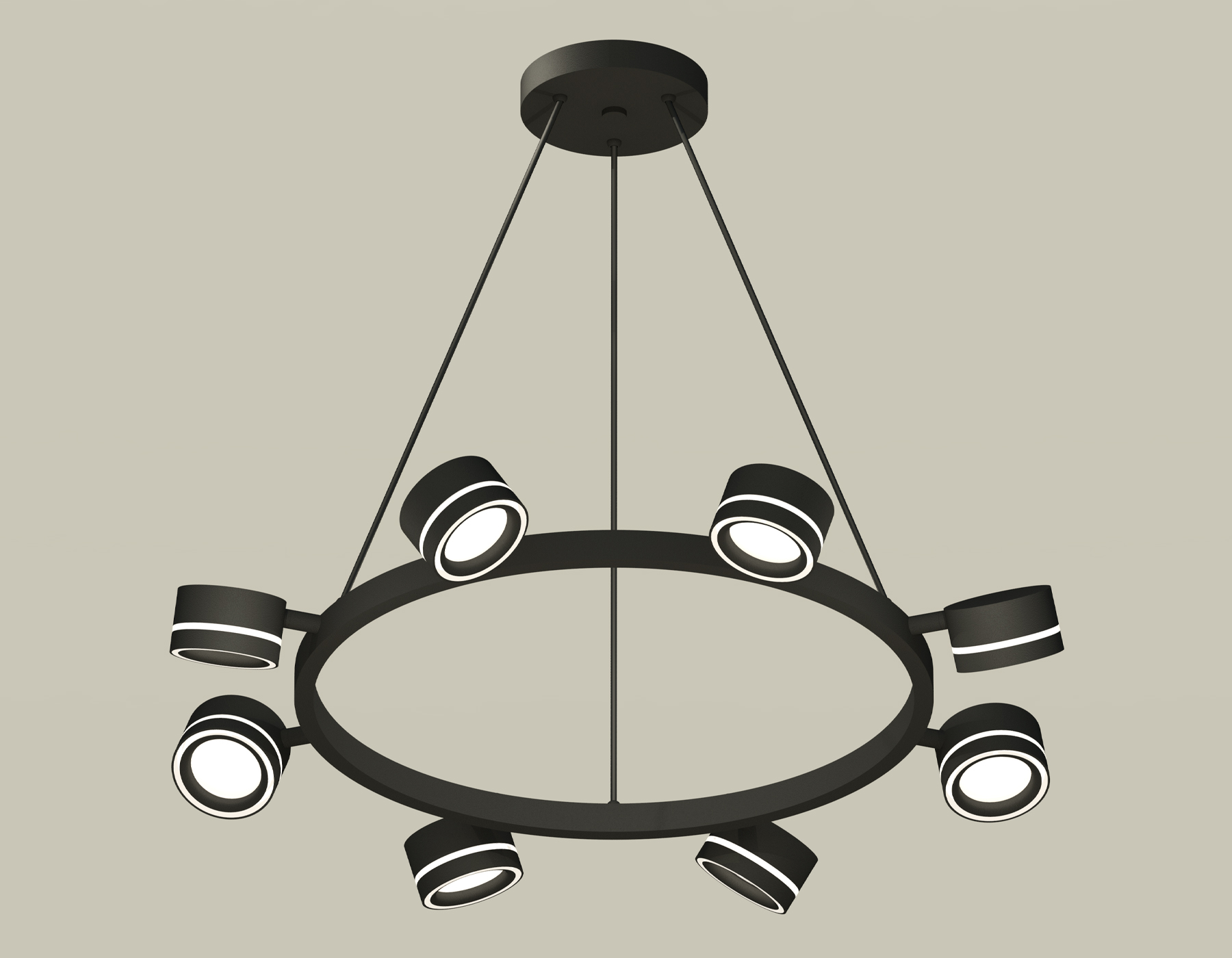 картинка Комплект подвесного поворотного светильника с акрилом