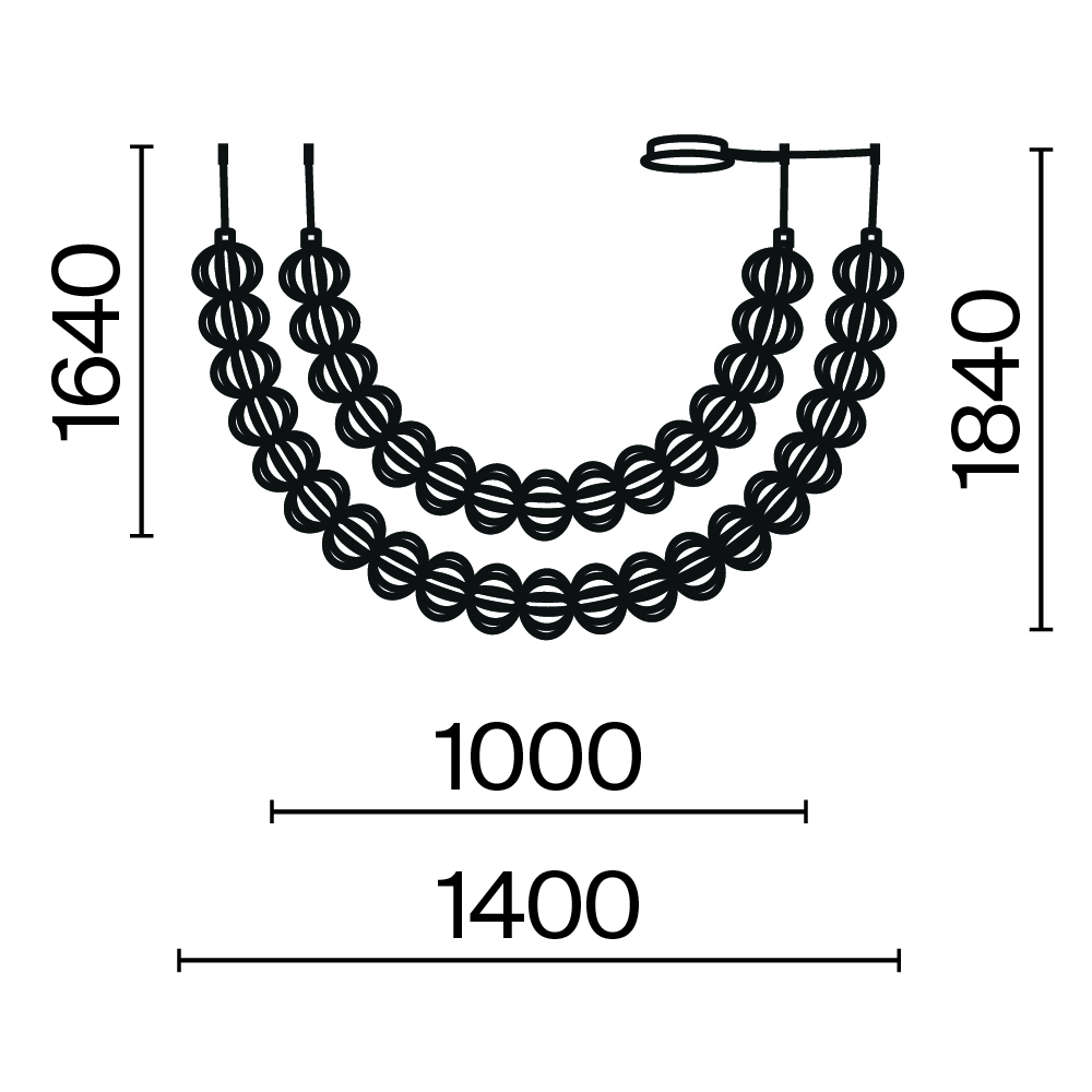 картинка Подвесной светильник Maytoni MOD216PL-L55G3K