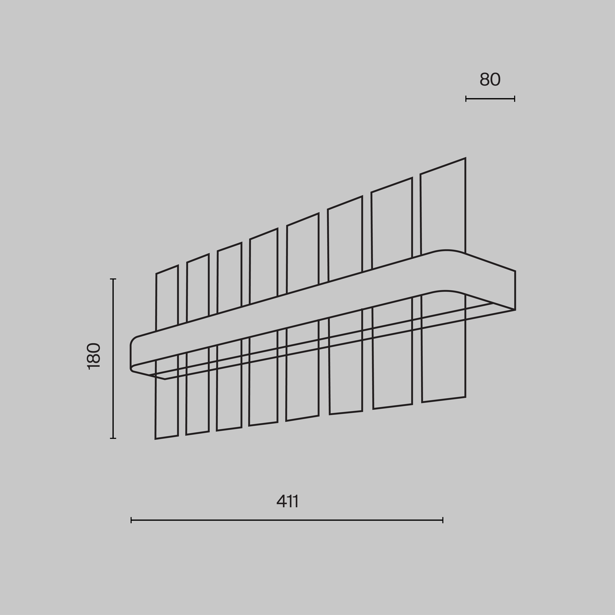 картинка Настенный светильник (бра) Maytoni MOD173WL-L15BS3K