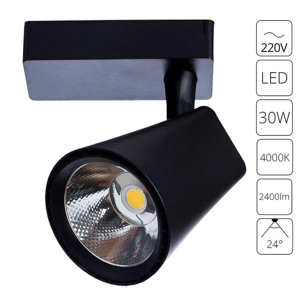 картинка Трековый светильник Arte Lamp AMICO A1830PL-1BK