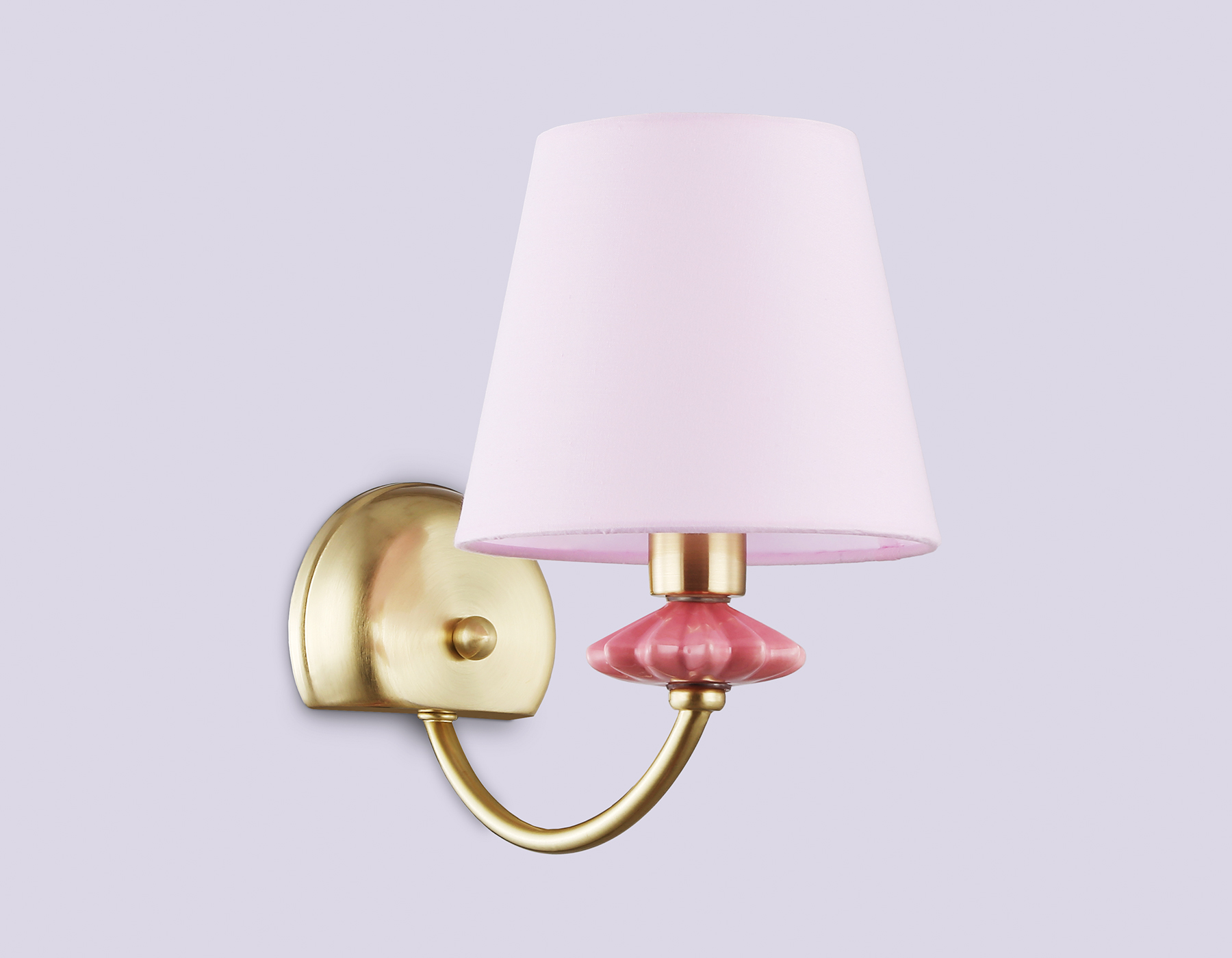 картинка Настенный светильник с абажуром и декором из керамики LH75027