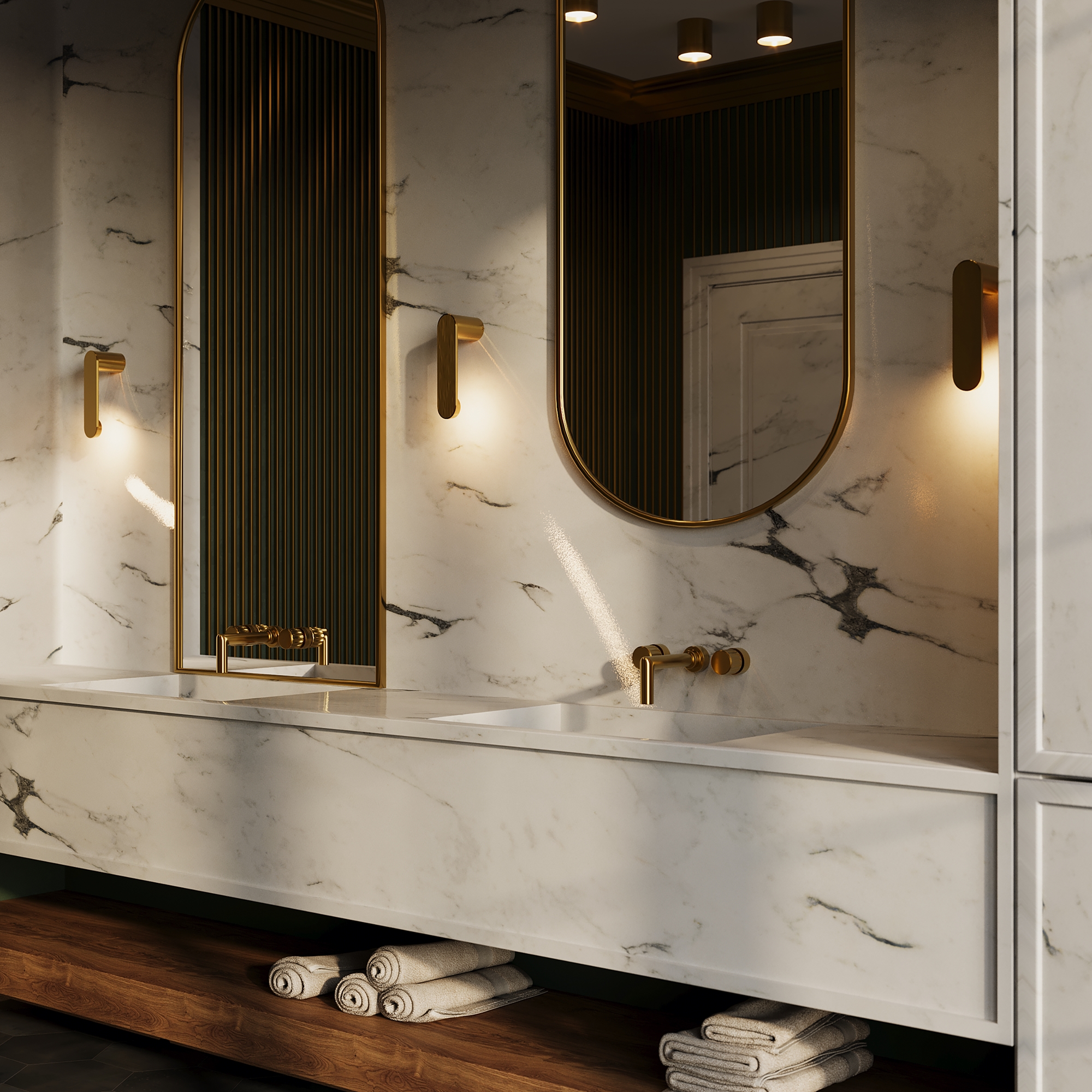 картинка Настенный светильник (бра) Maytoni MOD356WL-L4BS3K