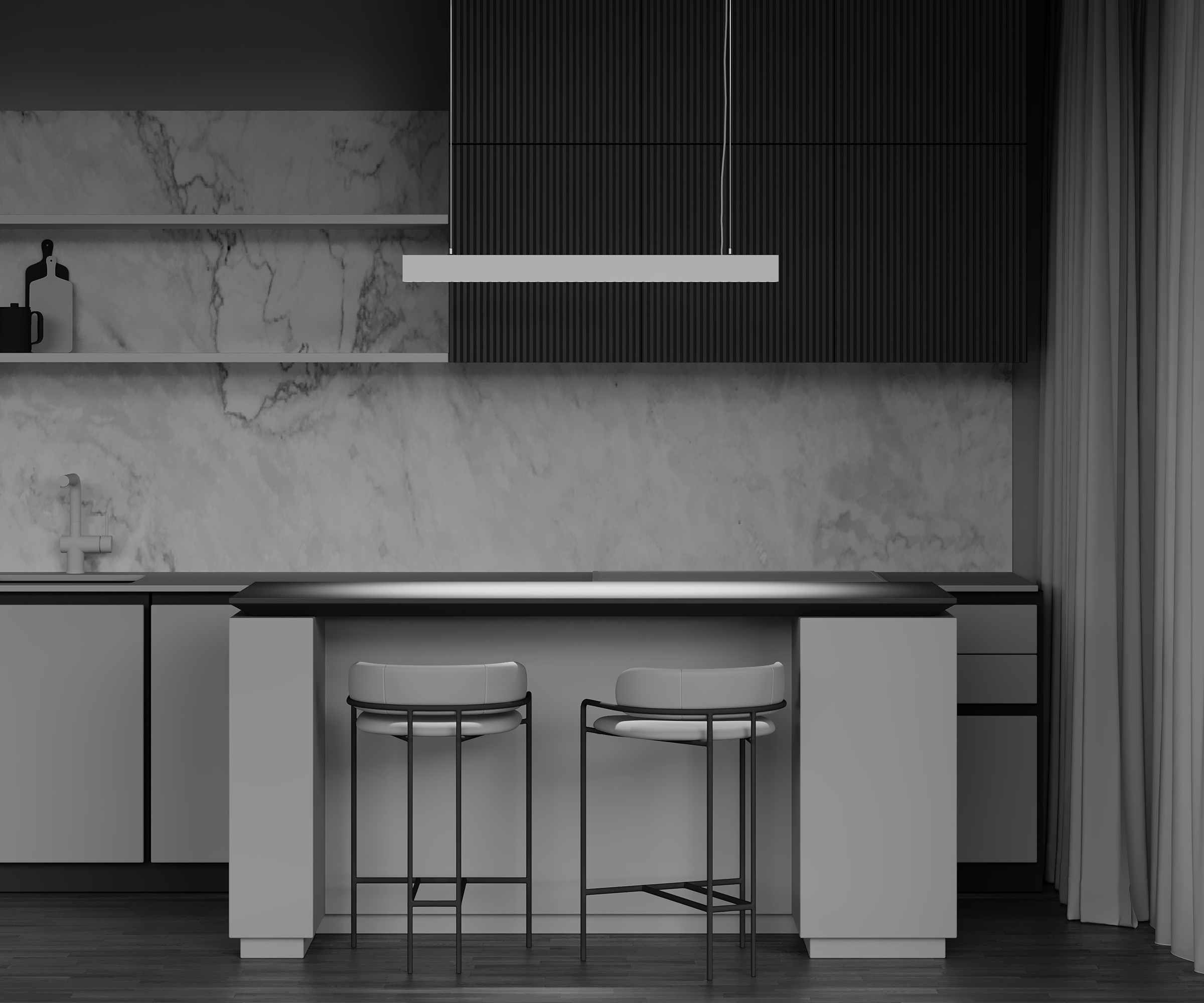 картинка Подвесной светильник Technical P050PL-L40W4K