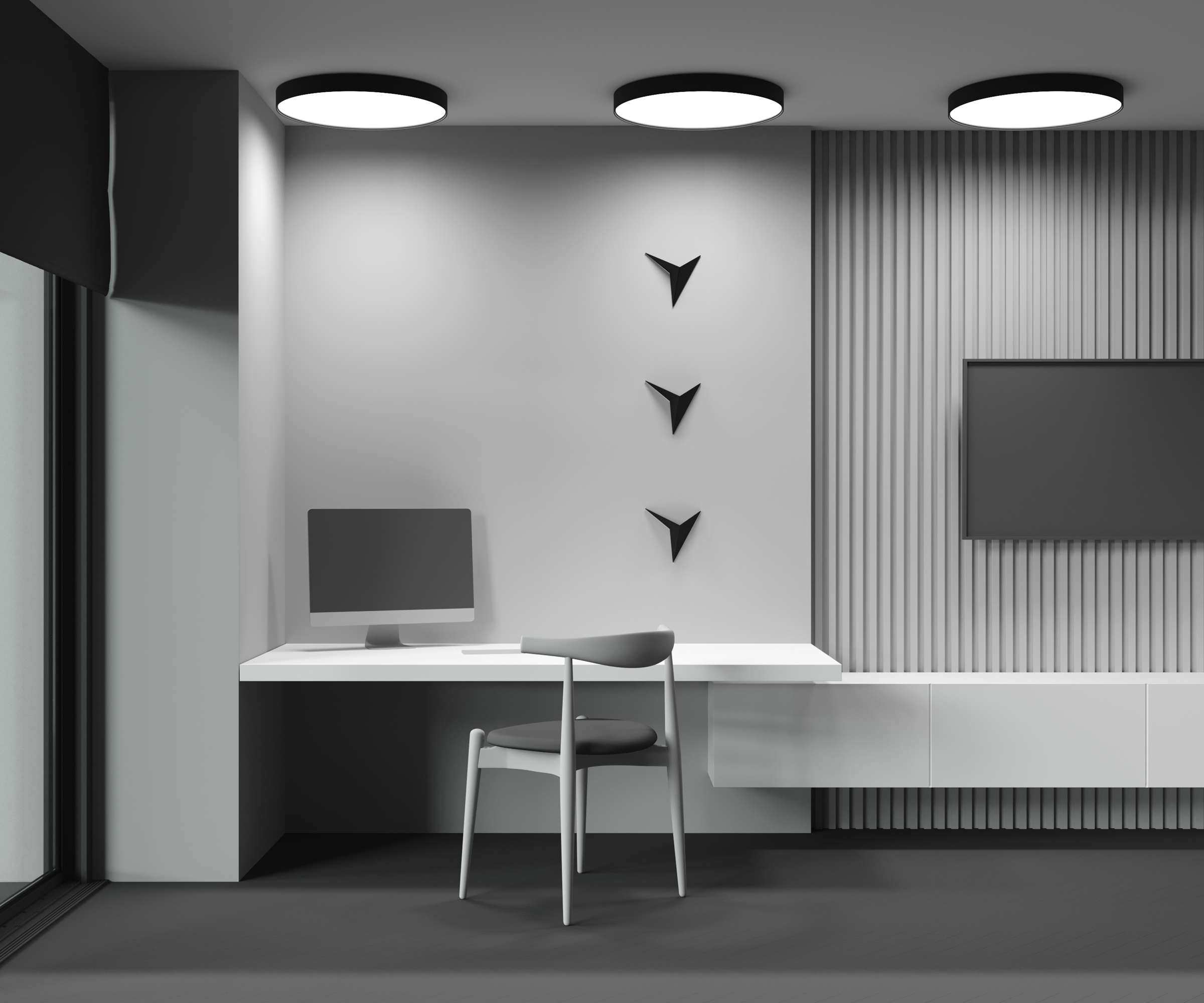 картинка Потолочный светильник Technical C032CL-90W4K-RD-B