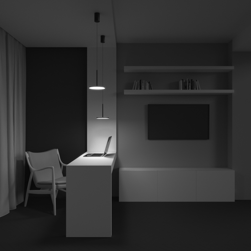 картинка Подвесной светильник Technical P076PL-L12W4K-B