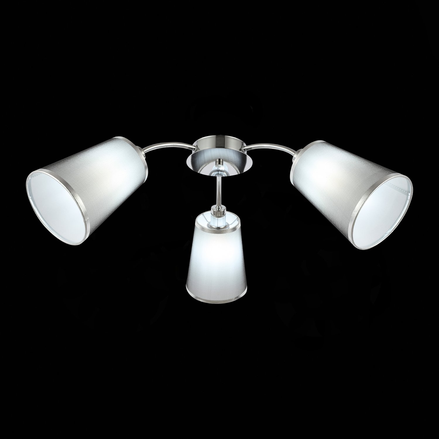 картинка SLE103002-03 Светильник потолочный Хром/Черный E14 3*40W