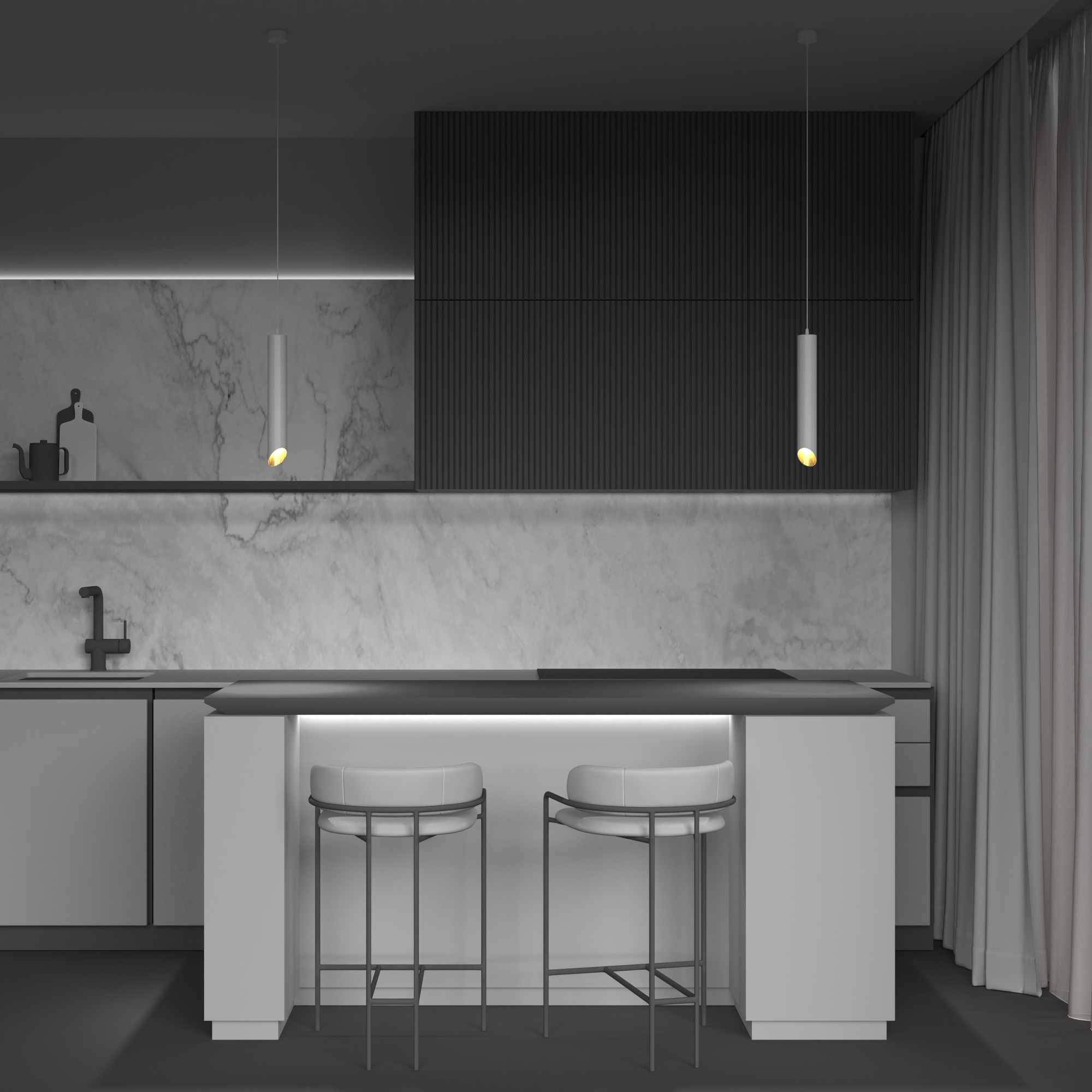 картинка Подвесной светильник Technical P044PL-01-30GU10-W