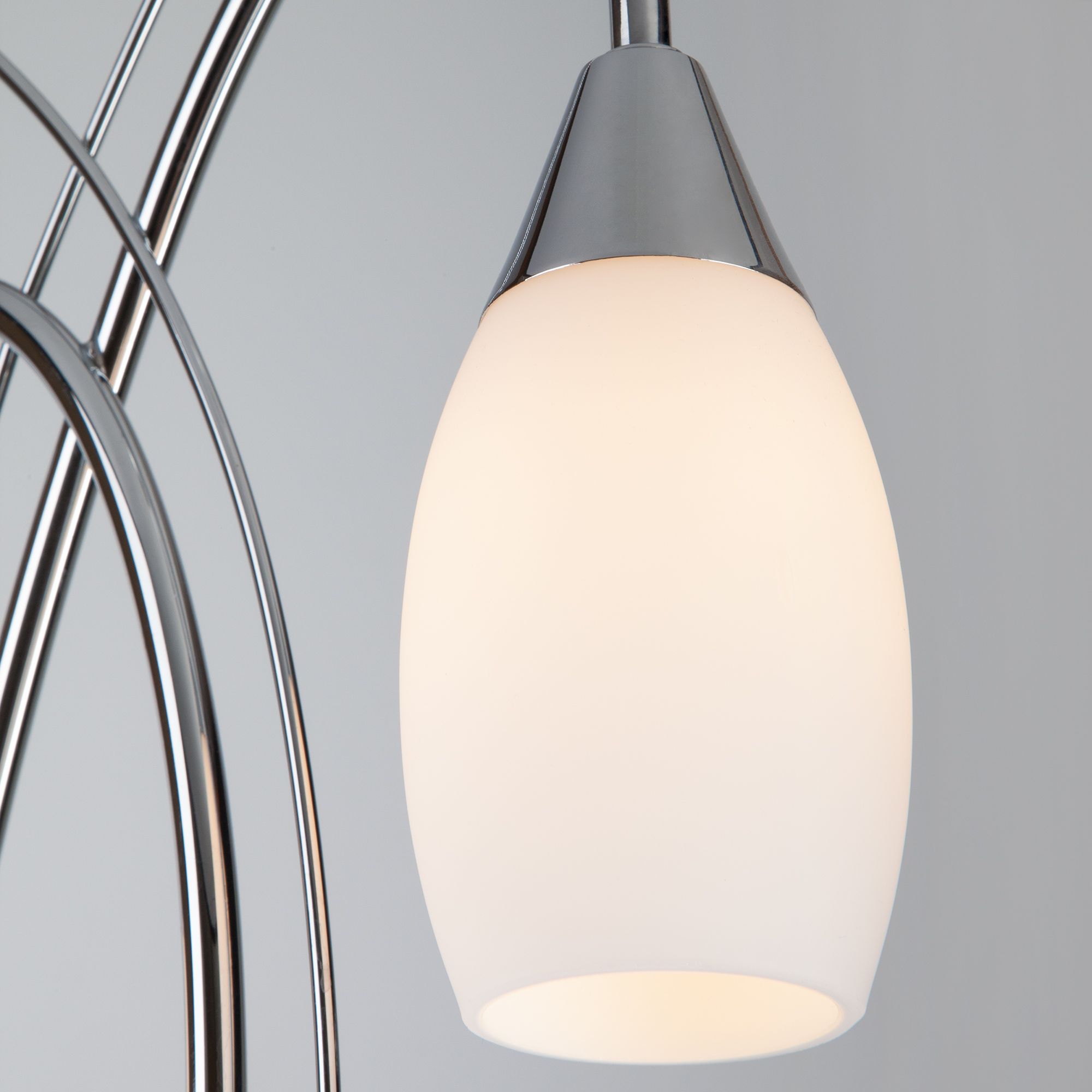 картинка Торшер со стеклянными плафонами 22080/2F хром