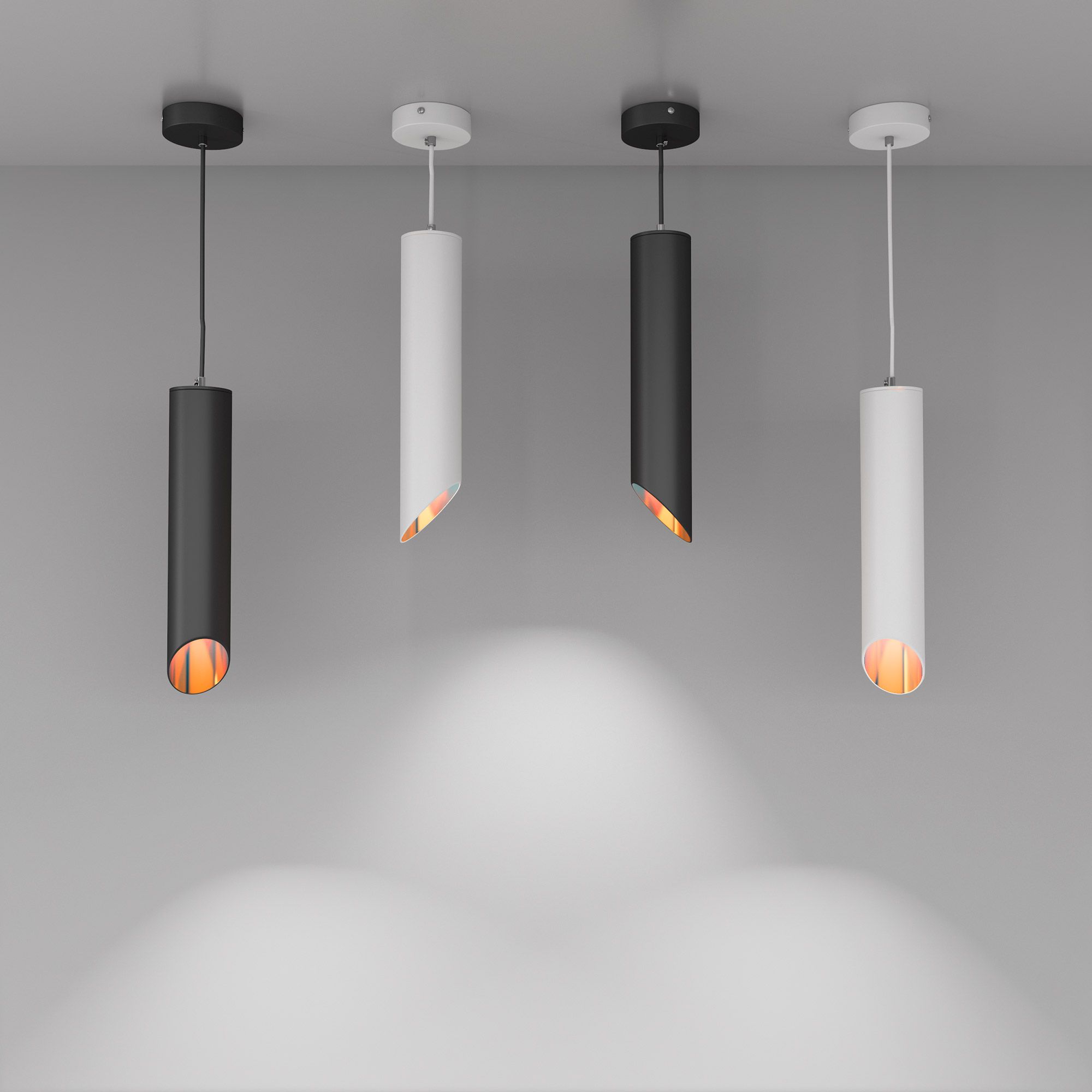 картинка Подвесной светильник 7011 MR16 BK/GD черный/золото