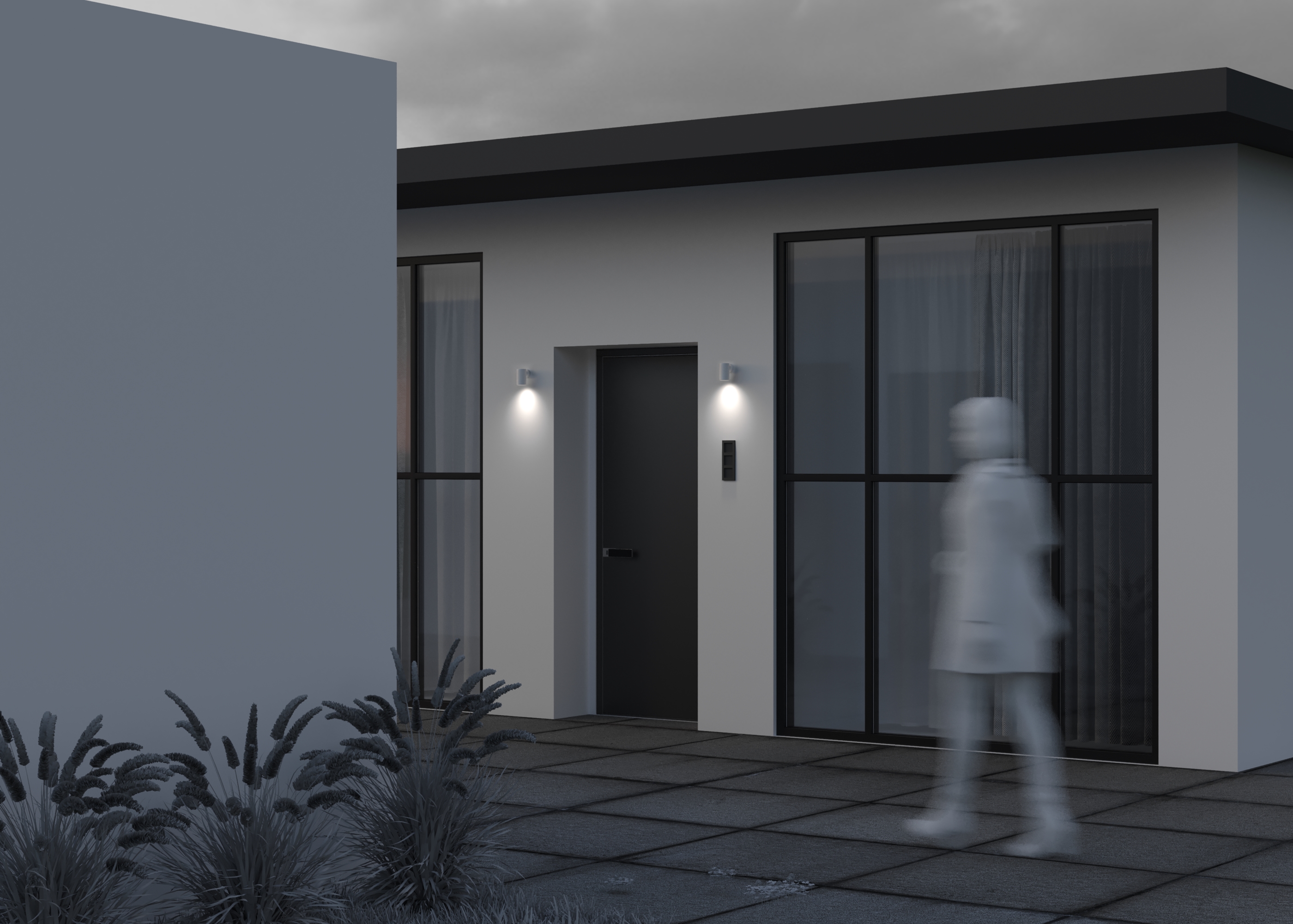 картинка Настенный светильник (бра) Outdoor O493WL-01W