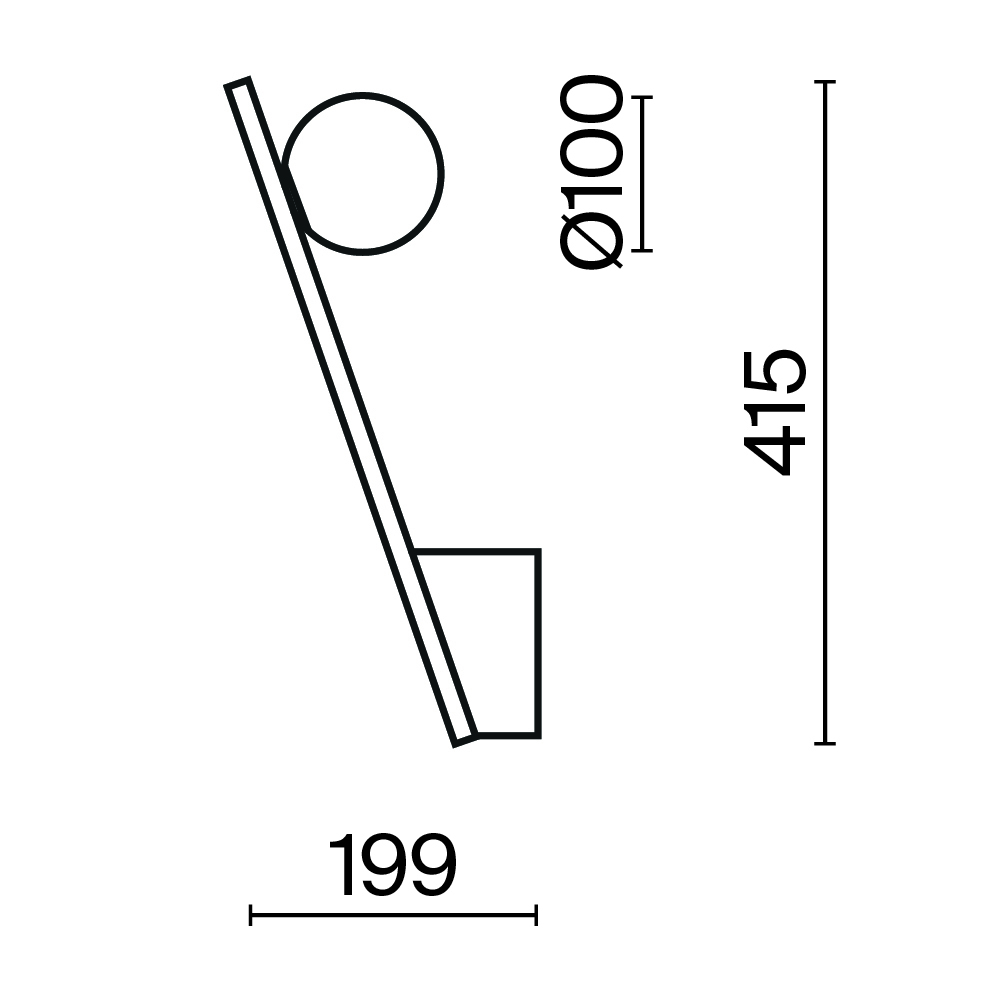 картинка Настенный светильник (бра) Maytoni MOD175WL-01G