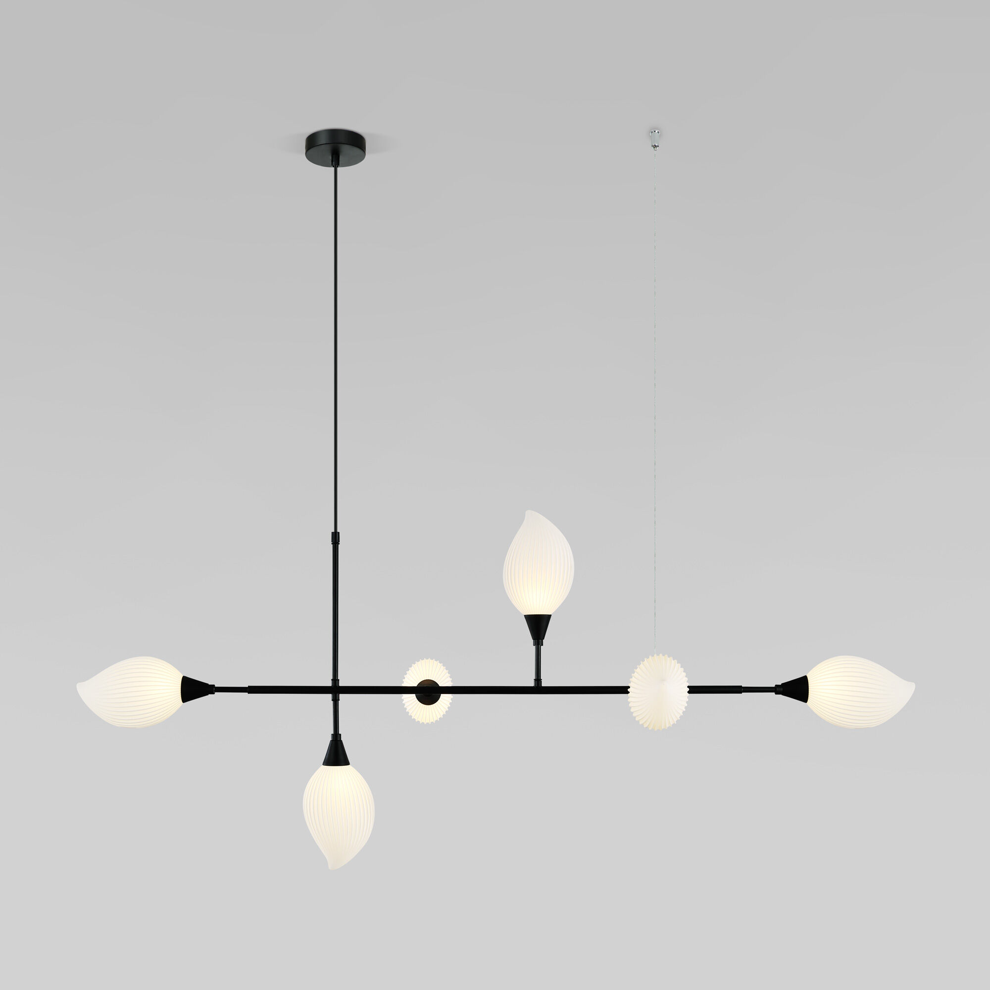 картинка Подвесной светильник с акриловыми плафонами 30188/6 черный