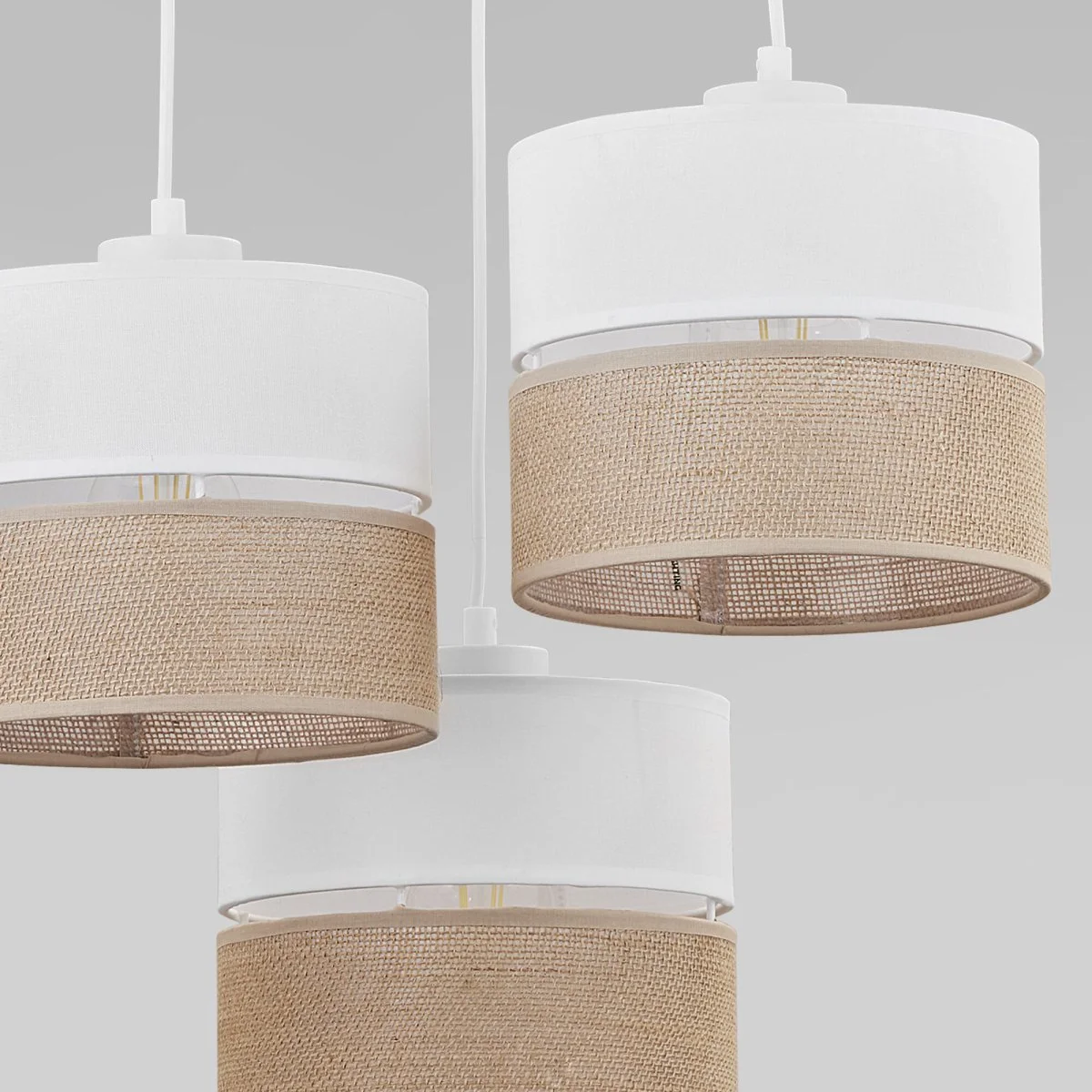 картинка Подвесной светильник с тканевыми абажурами 6575 Linobianco