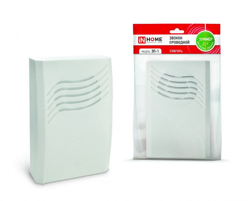 картинка Звонок проводной ЗП-2 Трель белый IN HOME