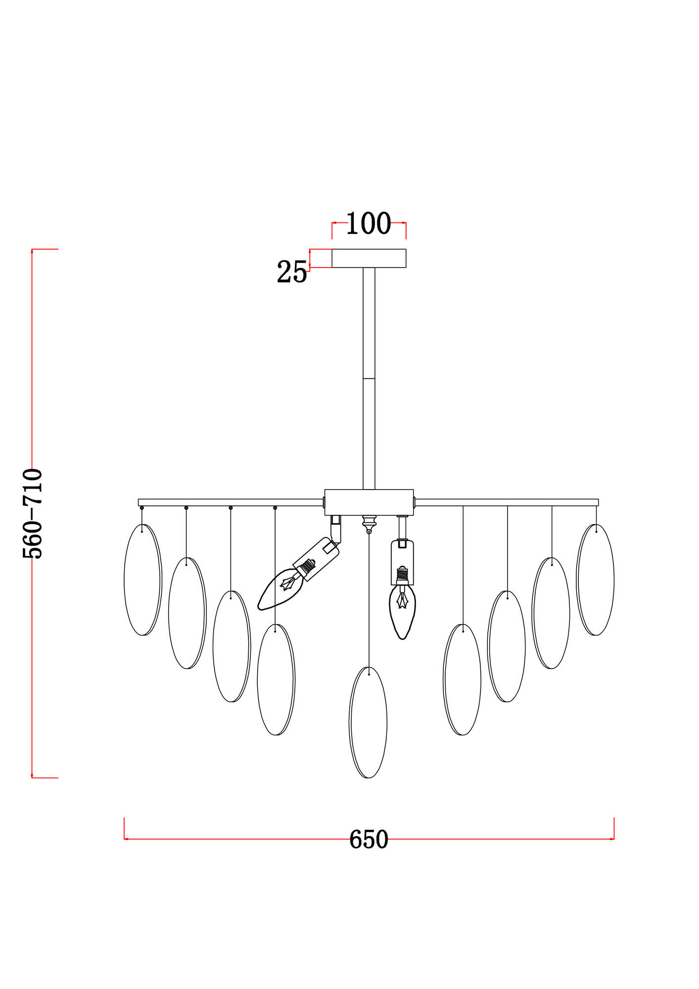 картинка Люстра Freya FR5104PL-06BS