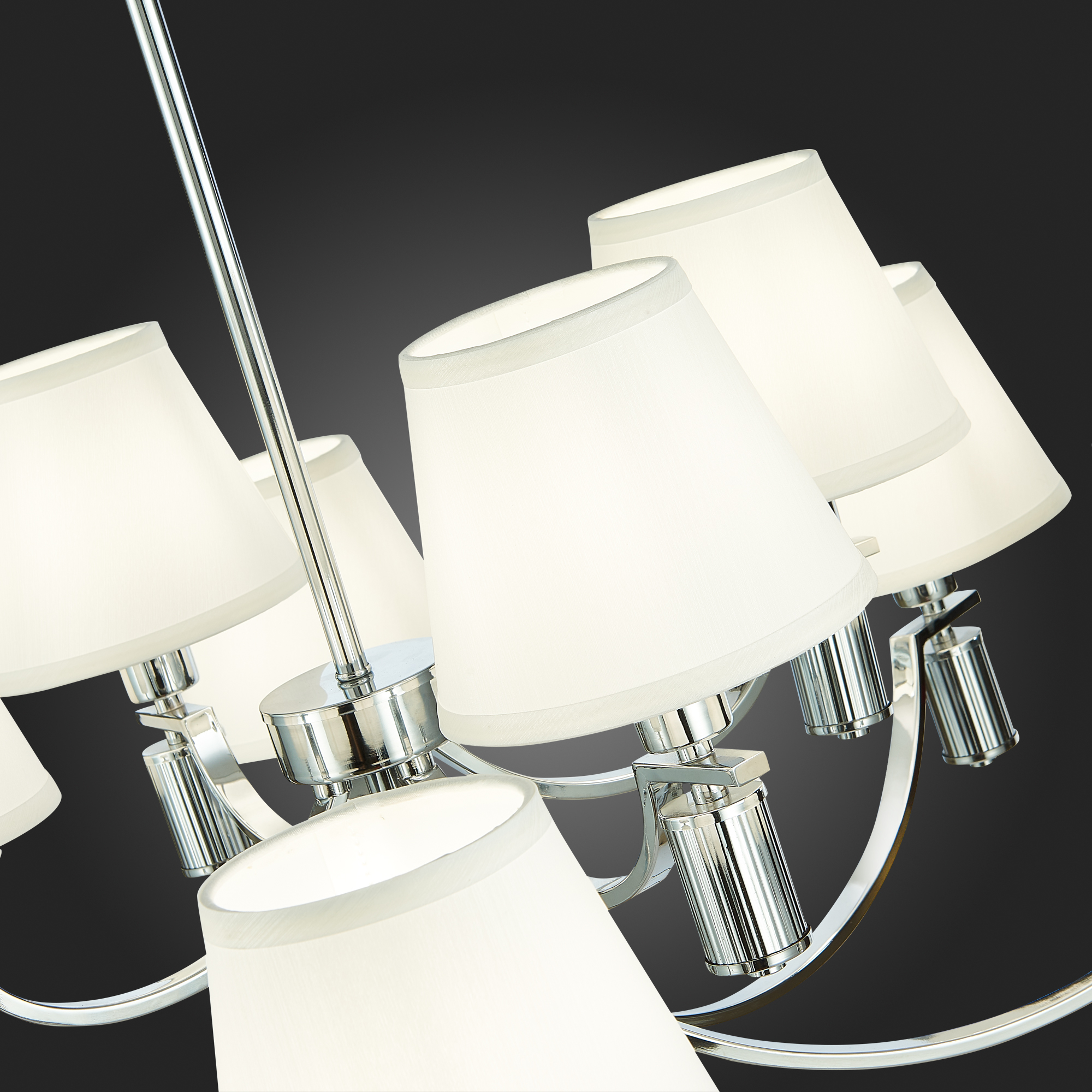 картинка SLE111303-12 Светильник подвесной Хром/Белый E14 12*40W