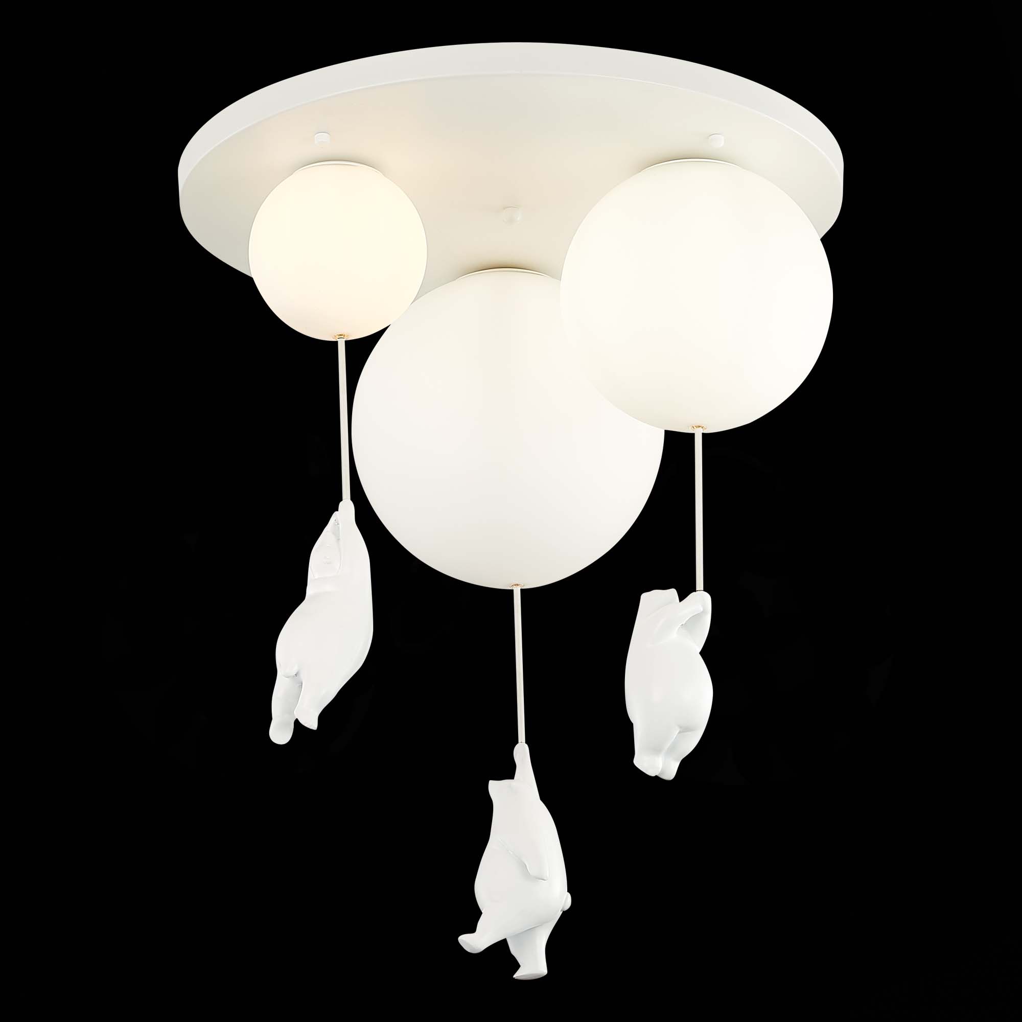 картинка SLE115402-03 Светильник потолочный Белый/Белый E27/G9 3*160W