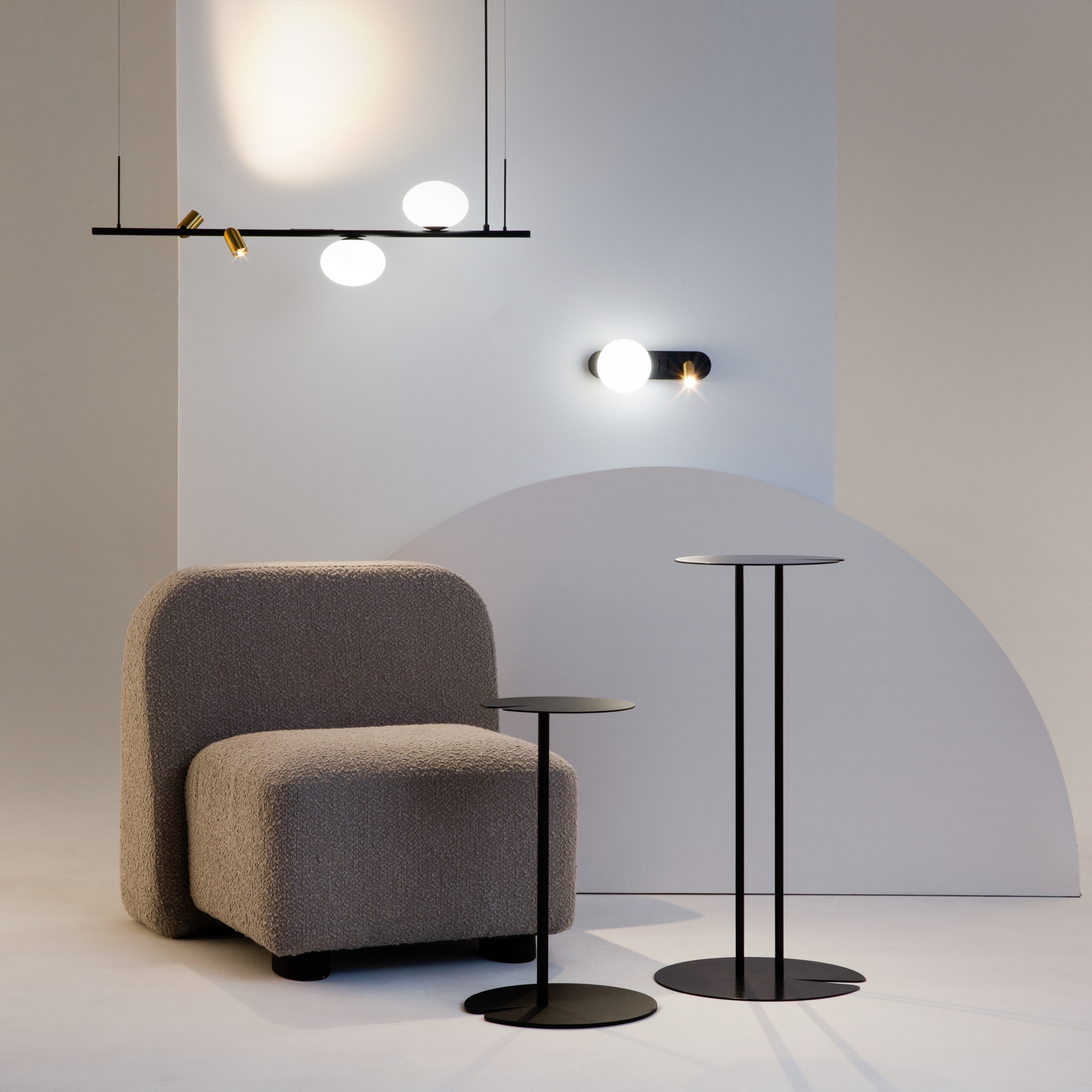 картинка Настенный светильник (бра) Maytoni MOD350WL-01BBS