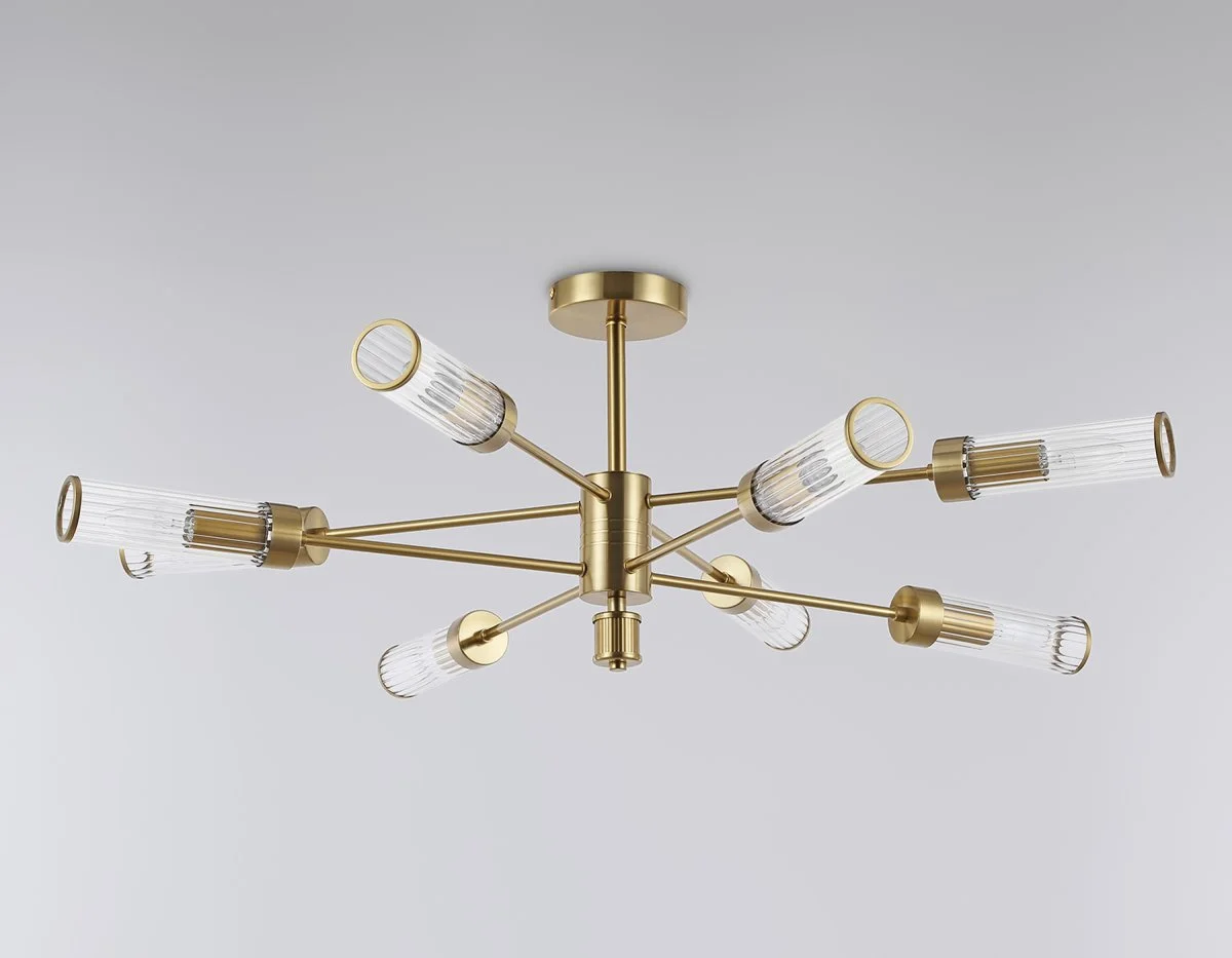 картинка Люстра со стеклянными плафонами на штанге LH55162