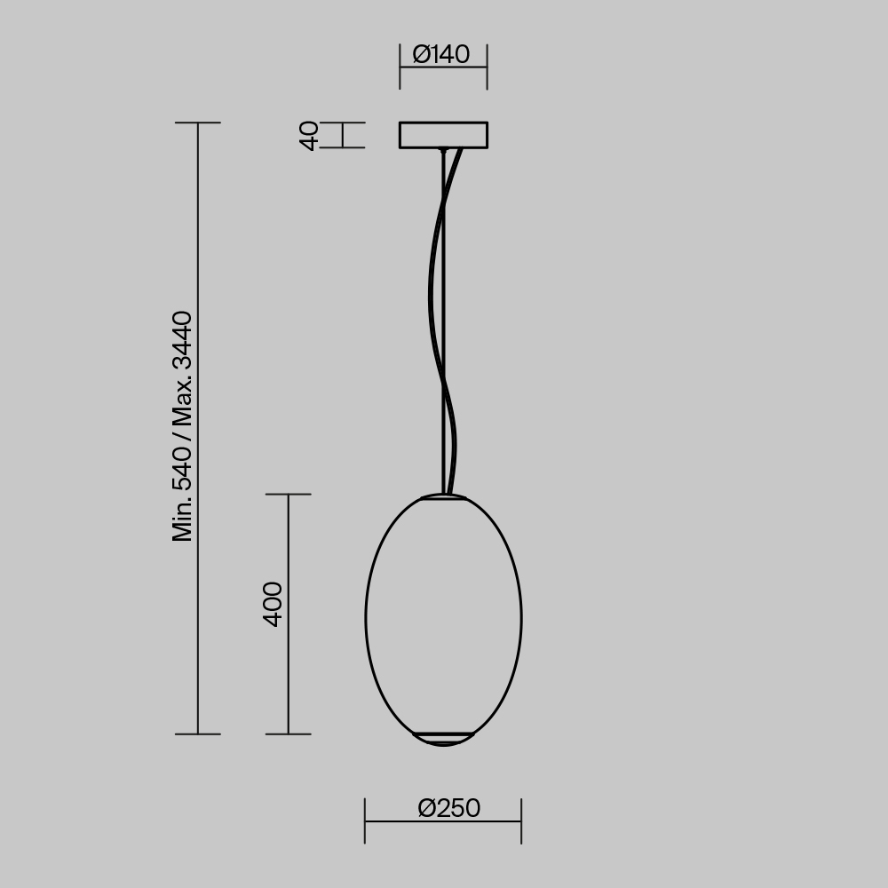 картинка Подвесной светильник Maytoni MOD397PL-L19CH3K