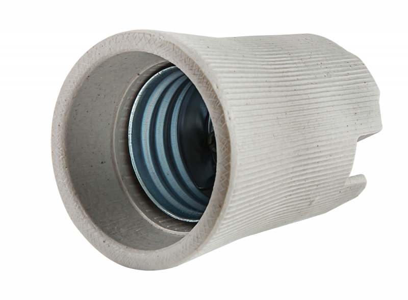 картинка Патрон Е27 Д-002 керамический накладной IN HOME